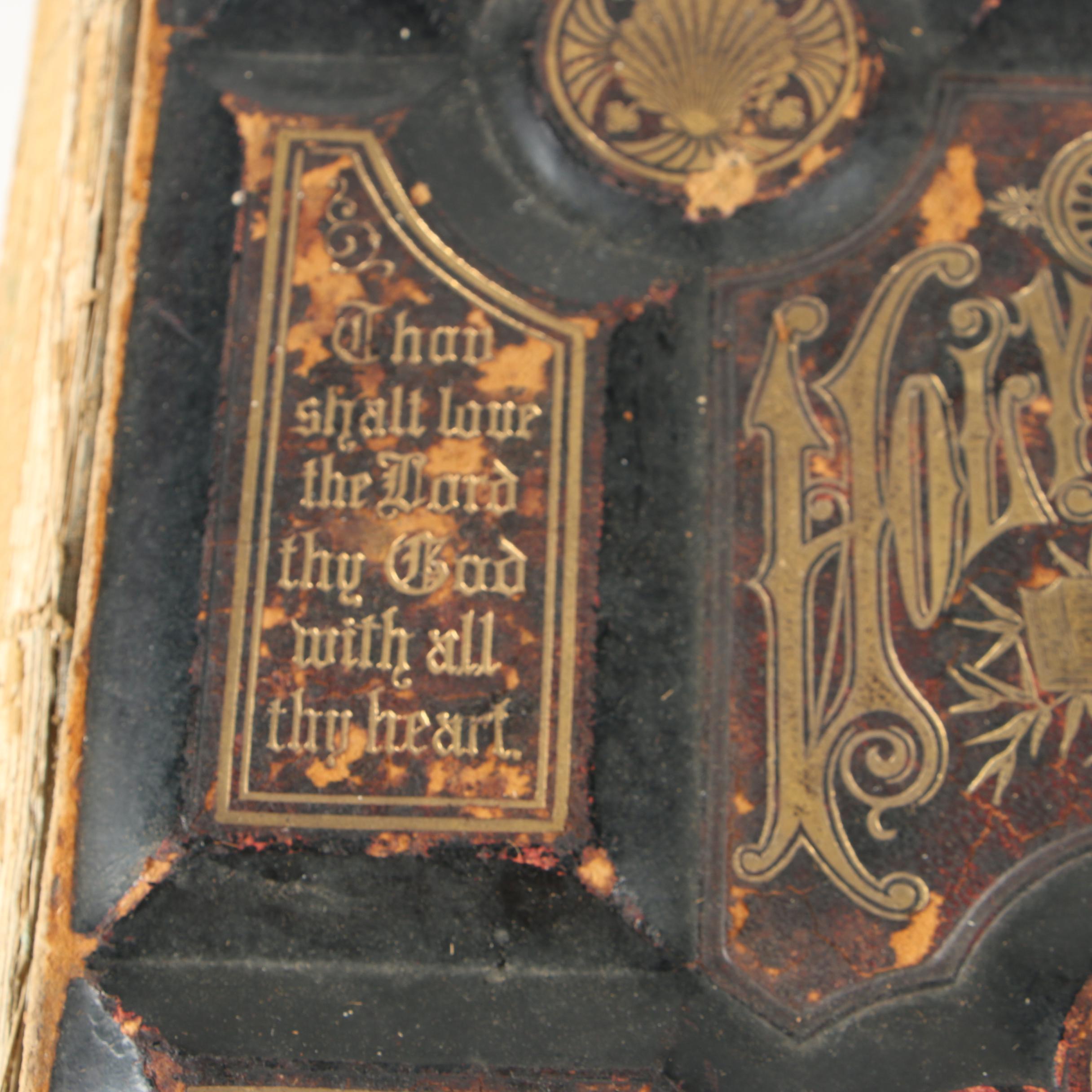 1886 "The Holy Bible Arranged in Parallel Columns with Concordance and Psalms"