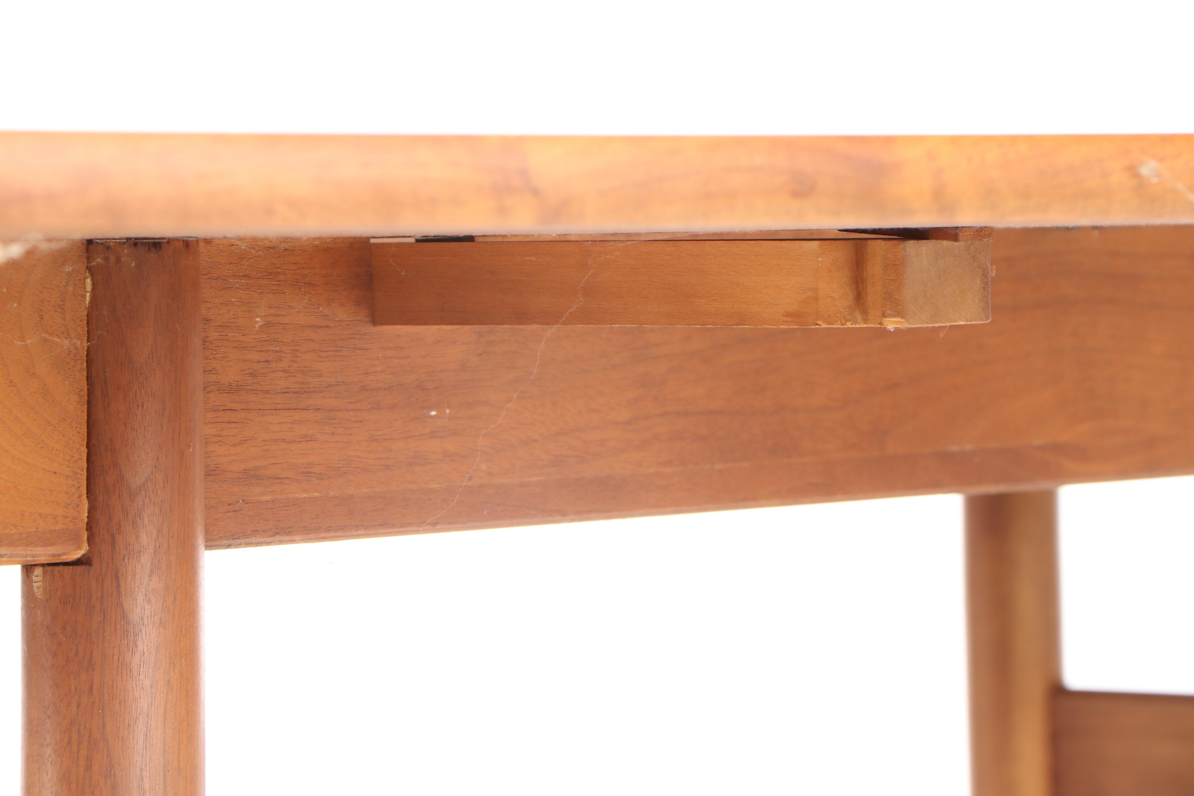 Drexel "Parallel" Walnut Drop-Leaf Dining Table, Mid 20th Century