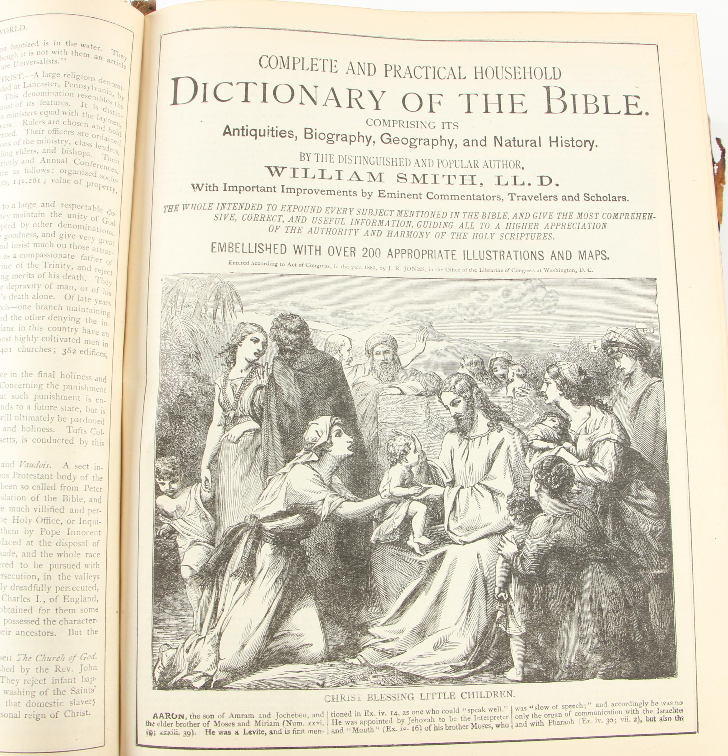 1886 "The Holy Bible Arranged in Parallel Columns with Concordance and Psalms"