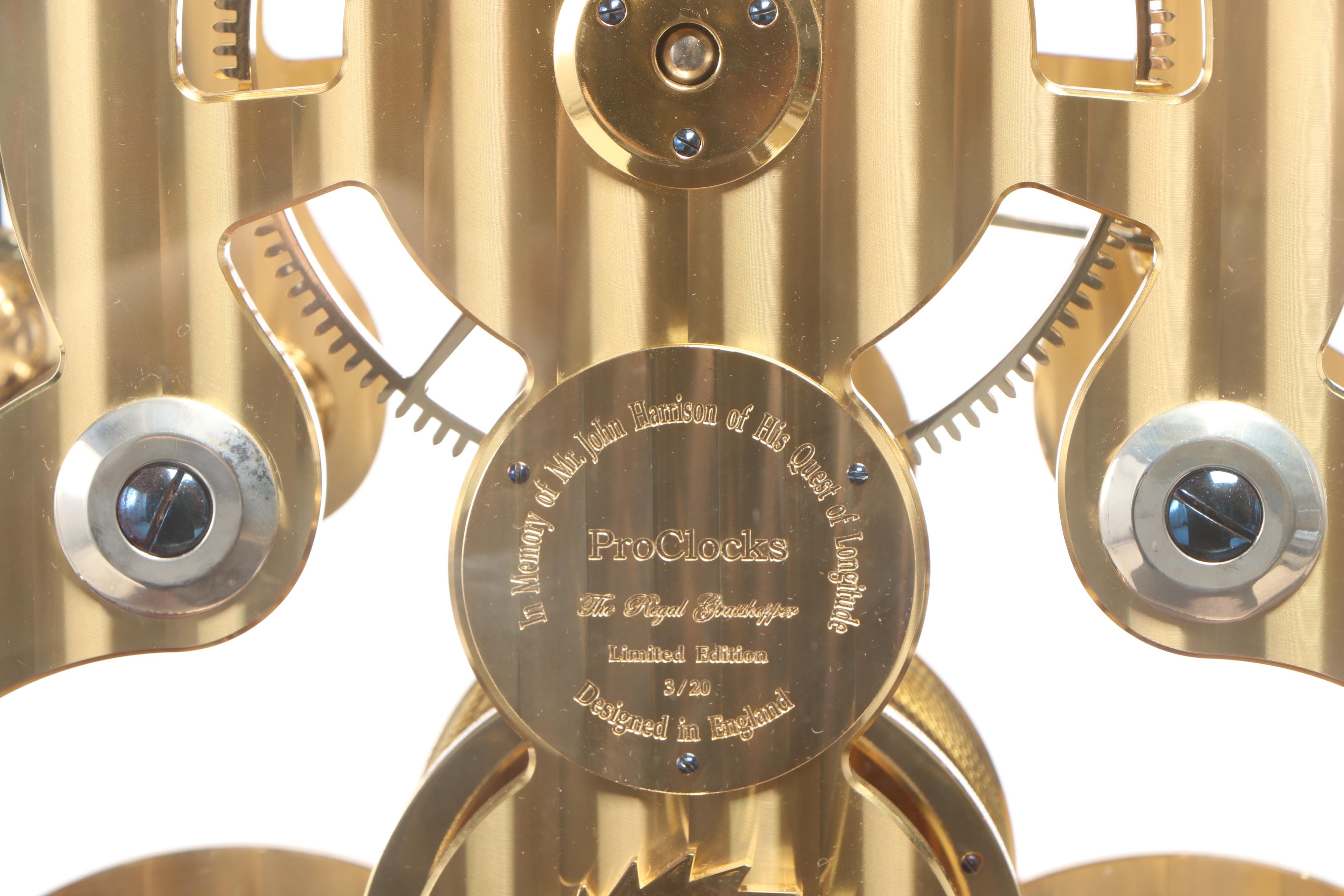 Proclocks Limited Edition Regal H-1 Grasshopper Clock