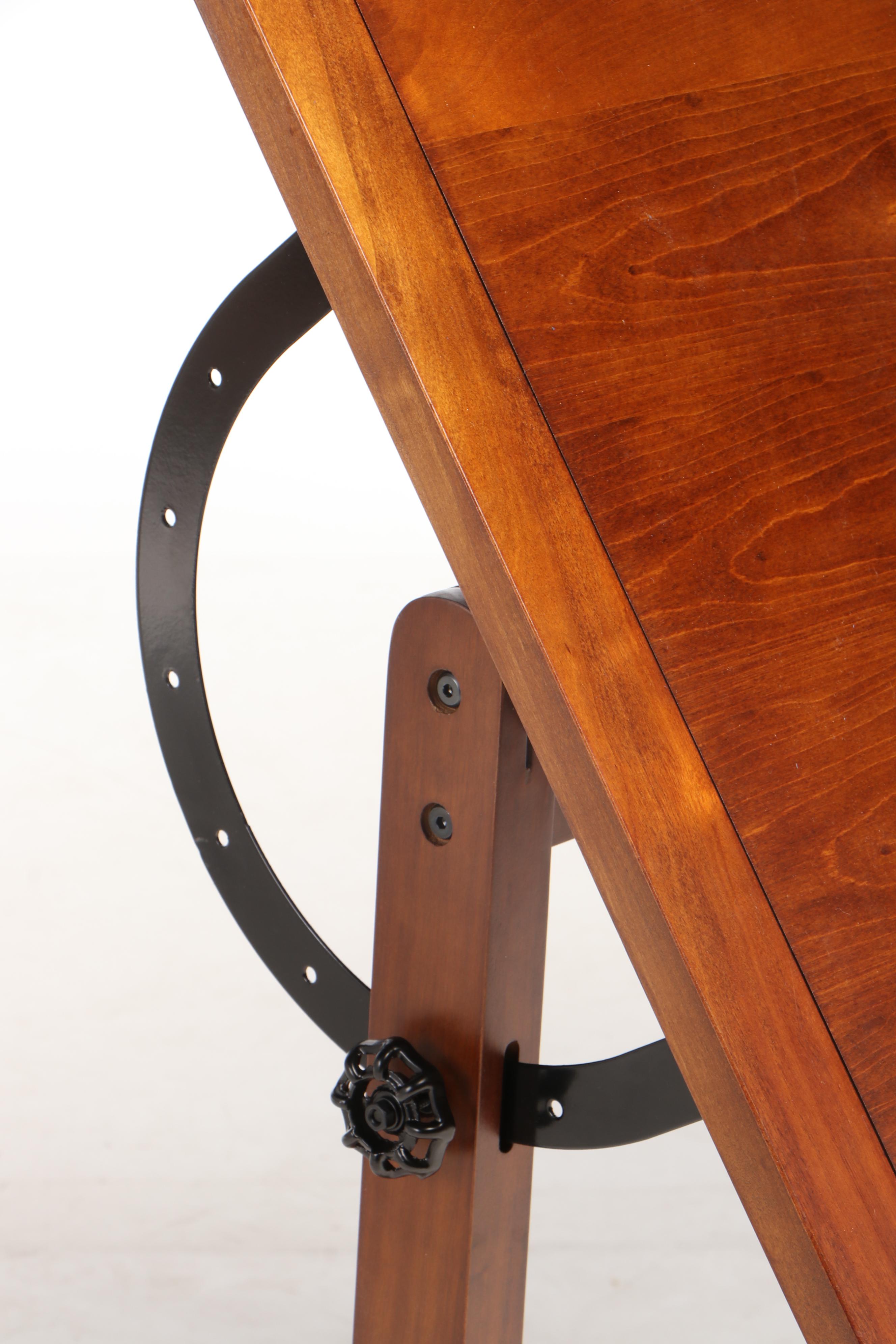 Adjustable Birch Drafting Table, Contemporary