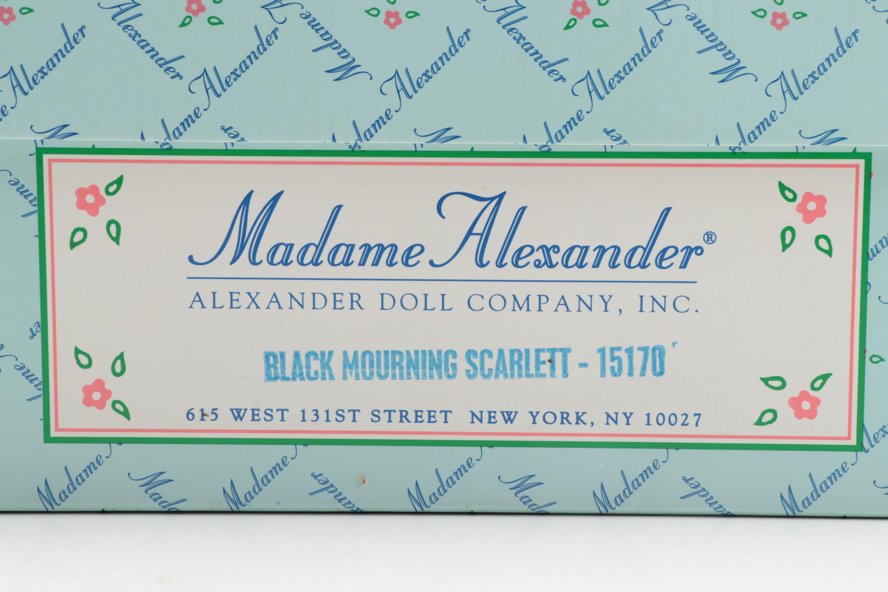 21" Madame Alexander "Black Mourning Scarlett" Doll, Limited Edition, 1999