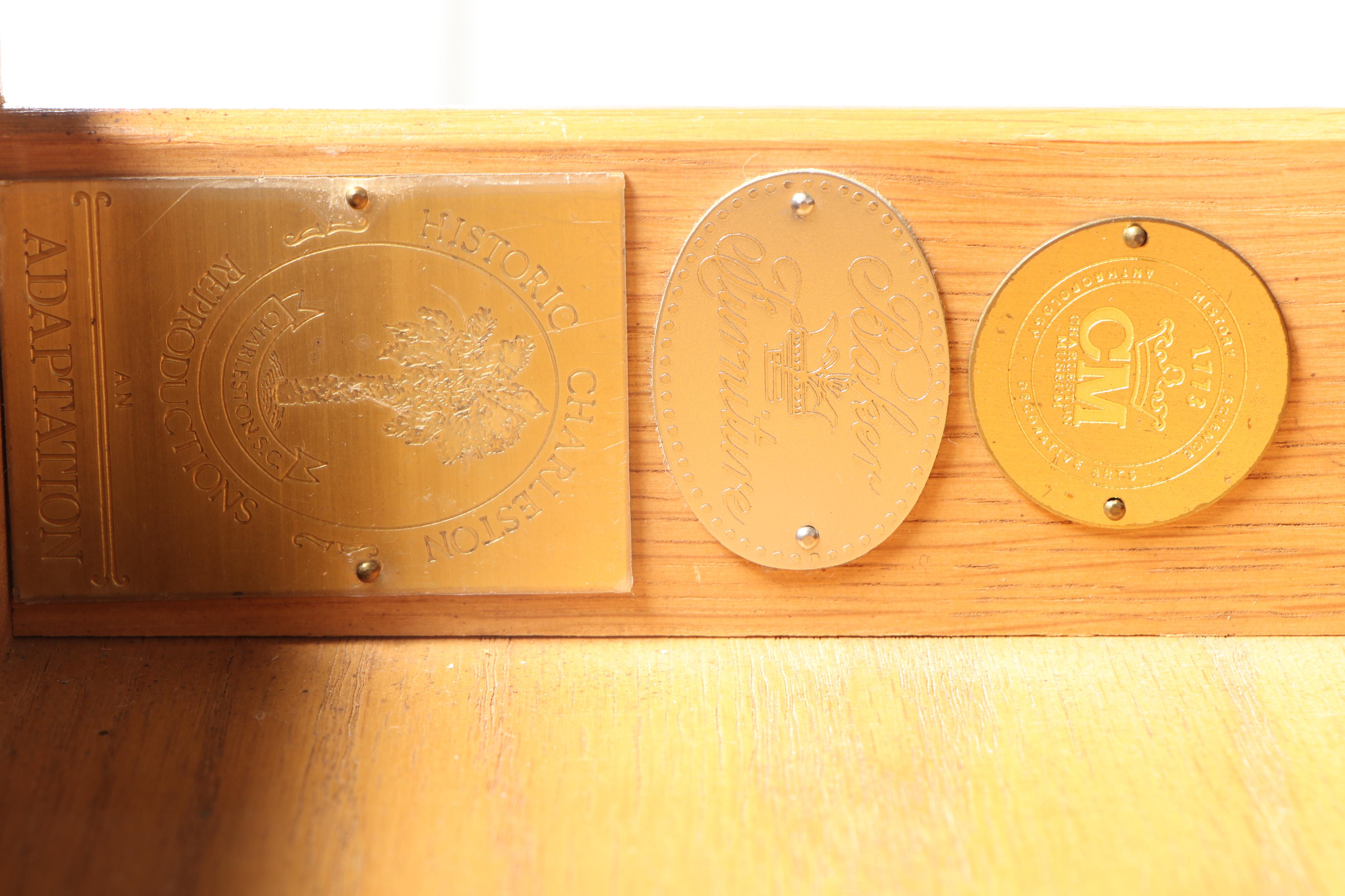 Baker "Historic Charleston" Chippendale Style Mahogany Triple Chest-on-Chest