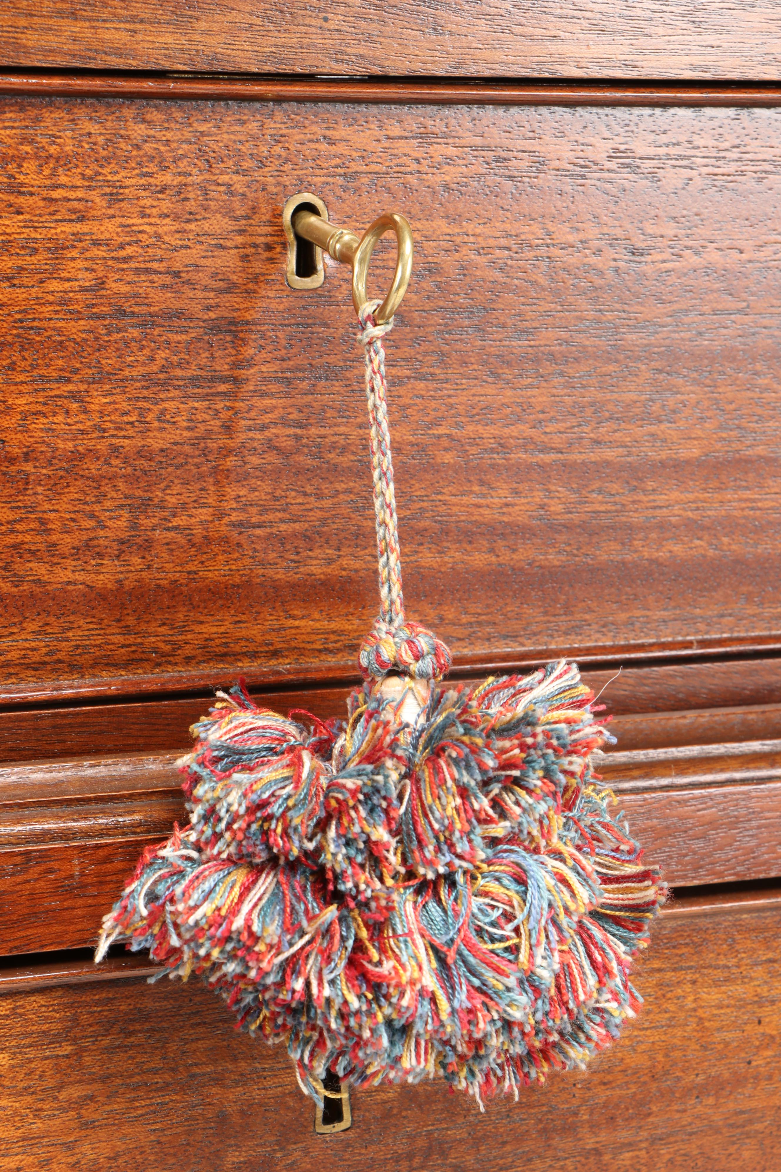 Baker "Historic Charleston" Chippendale Style Mahogany Triple Chest-on-Chest