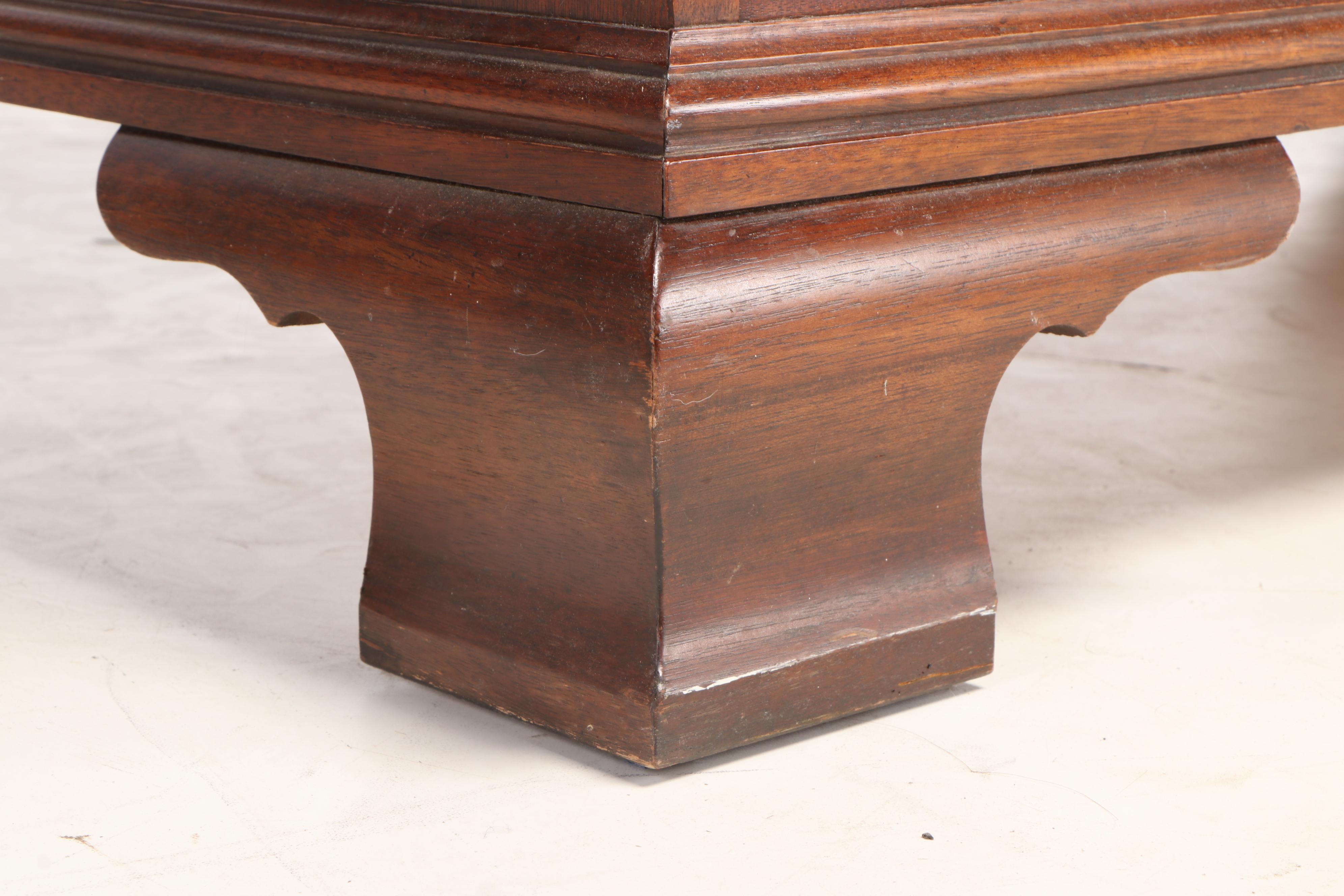 Baker "Historic Charleston" Chippendale Style Mahogany Triple Chest-on-Chest