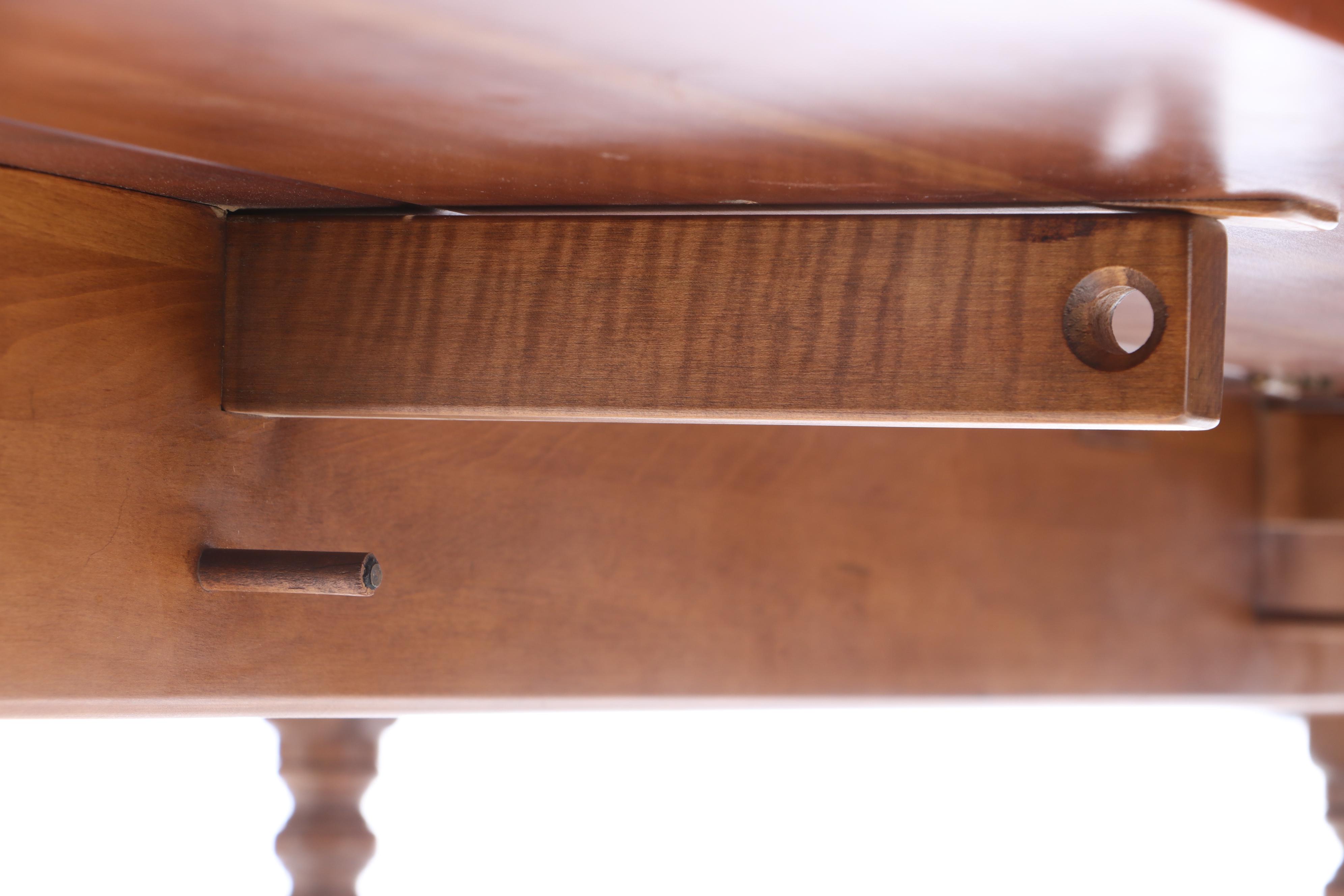 Leopold Stickley, Cherry Drop-Leaf Dining Table, 1958