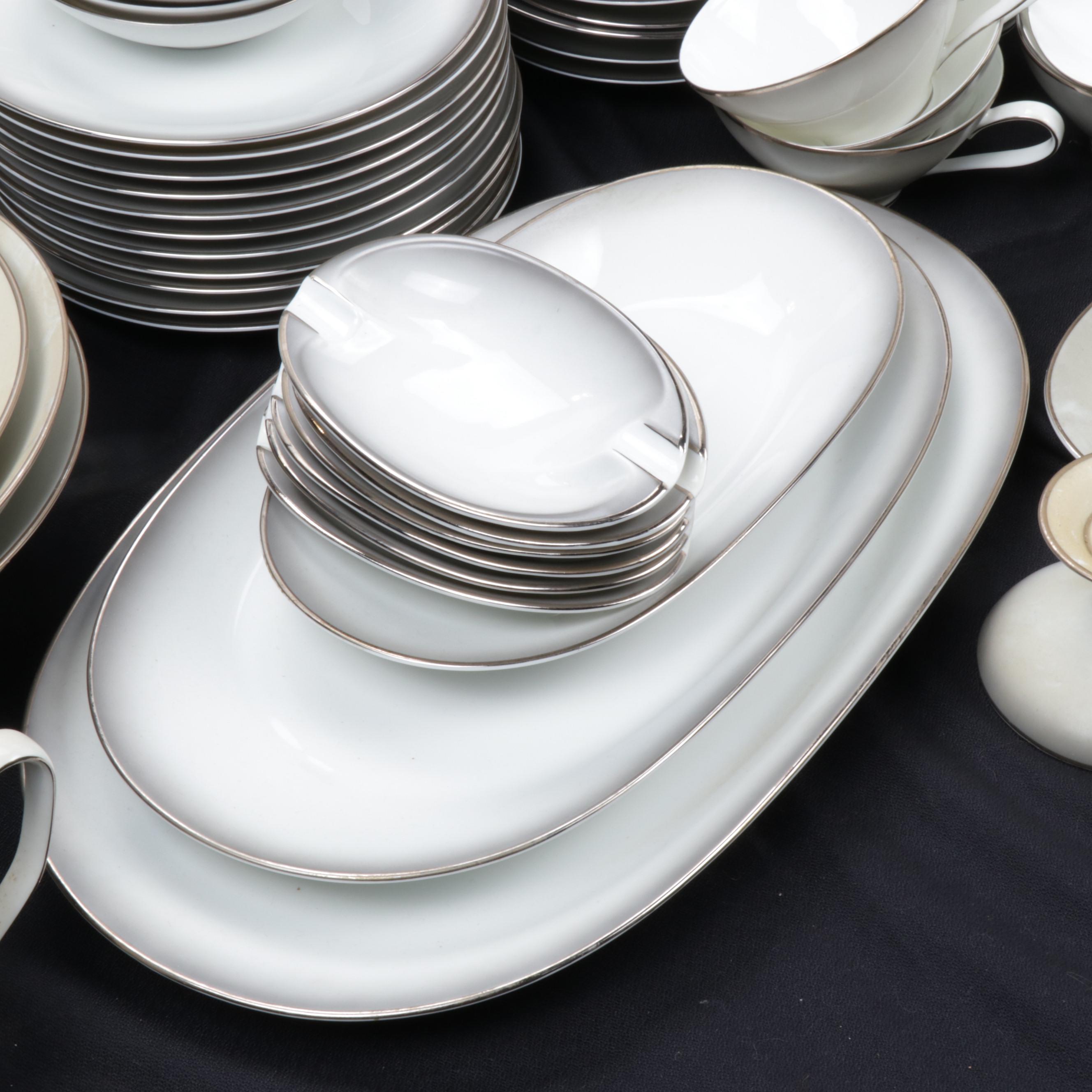 Rosenthal "Elegance" Porcelain Dinnerware, Mid-20th Century