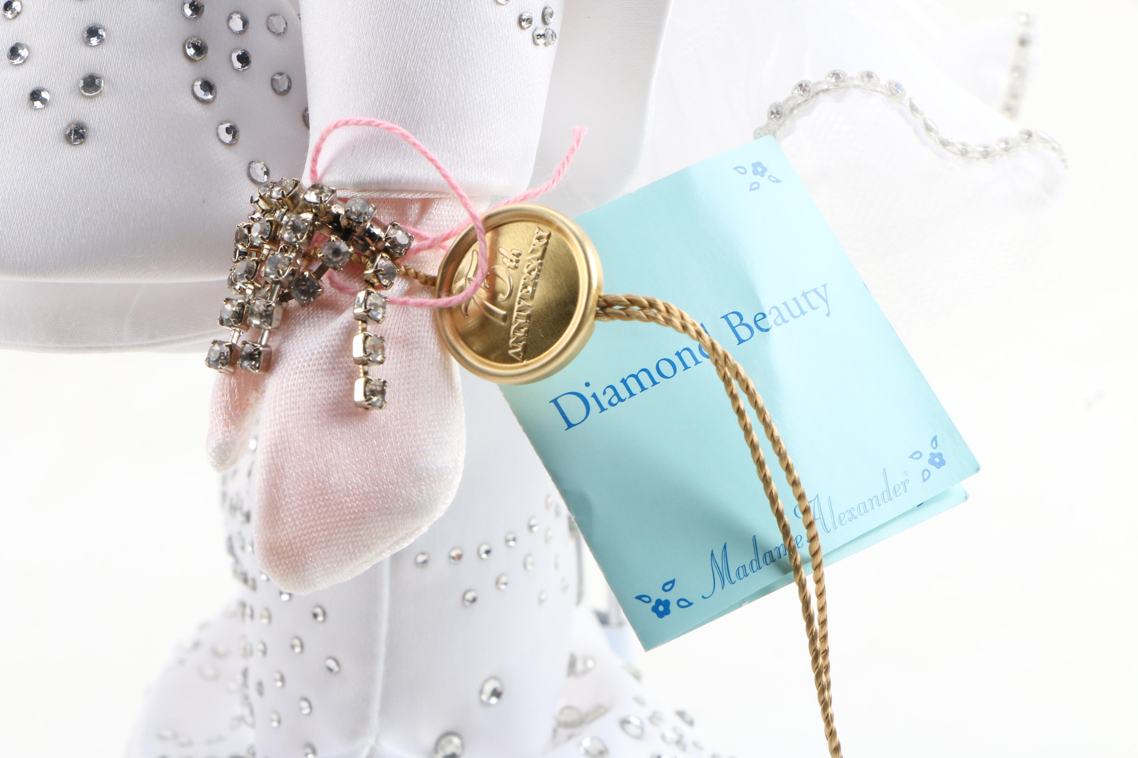 21" Madame "Diamond Beauty" 75th Anniversary Doll, Limited Edition, 1998 Alexan