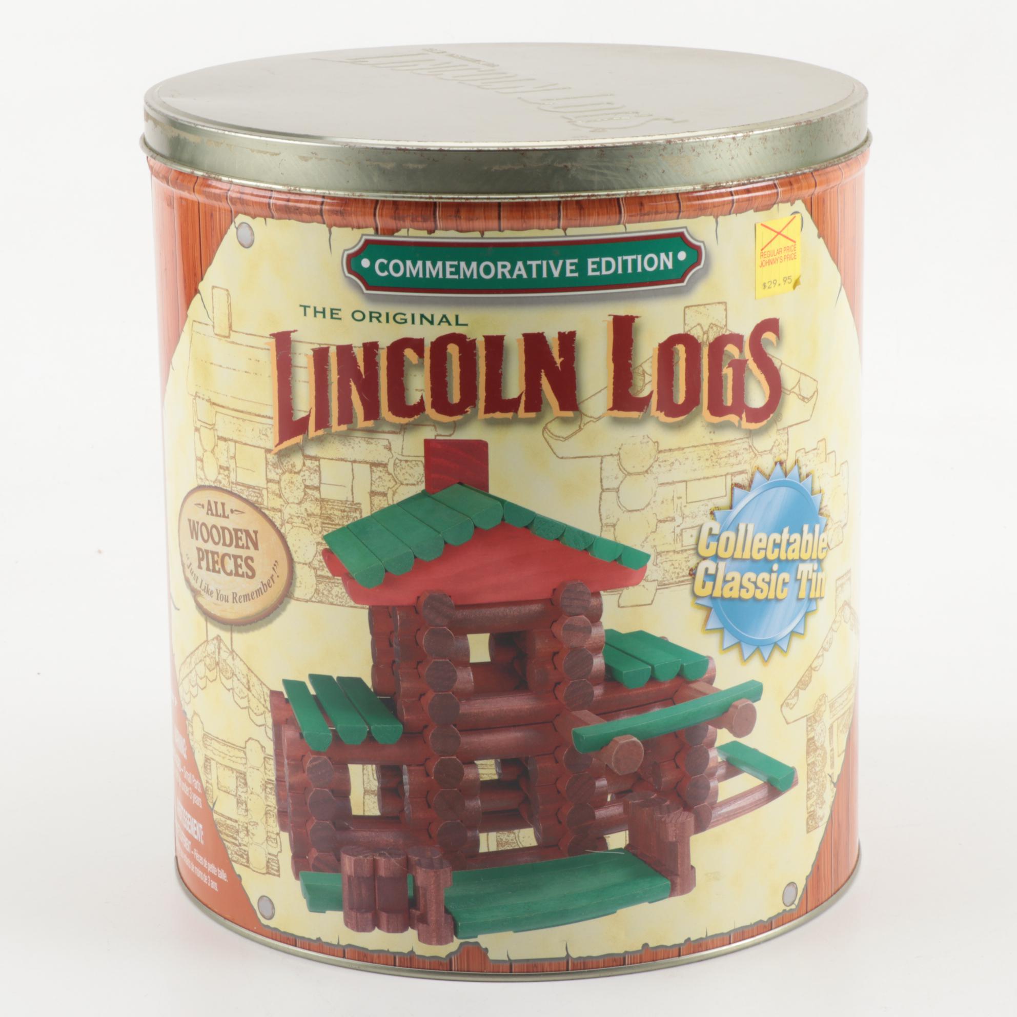 Hasbro "Collector's Edition" Lincoln Logs Building Toys in Original Packaging