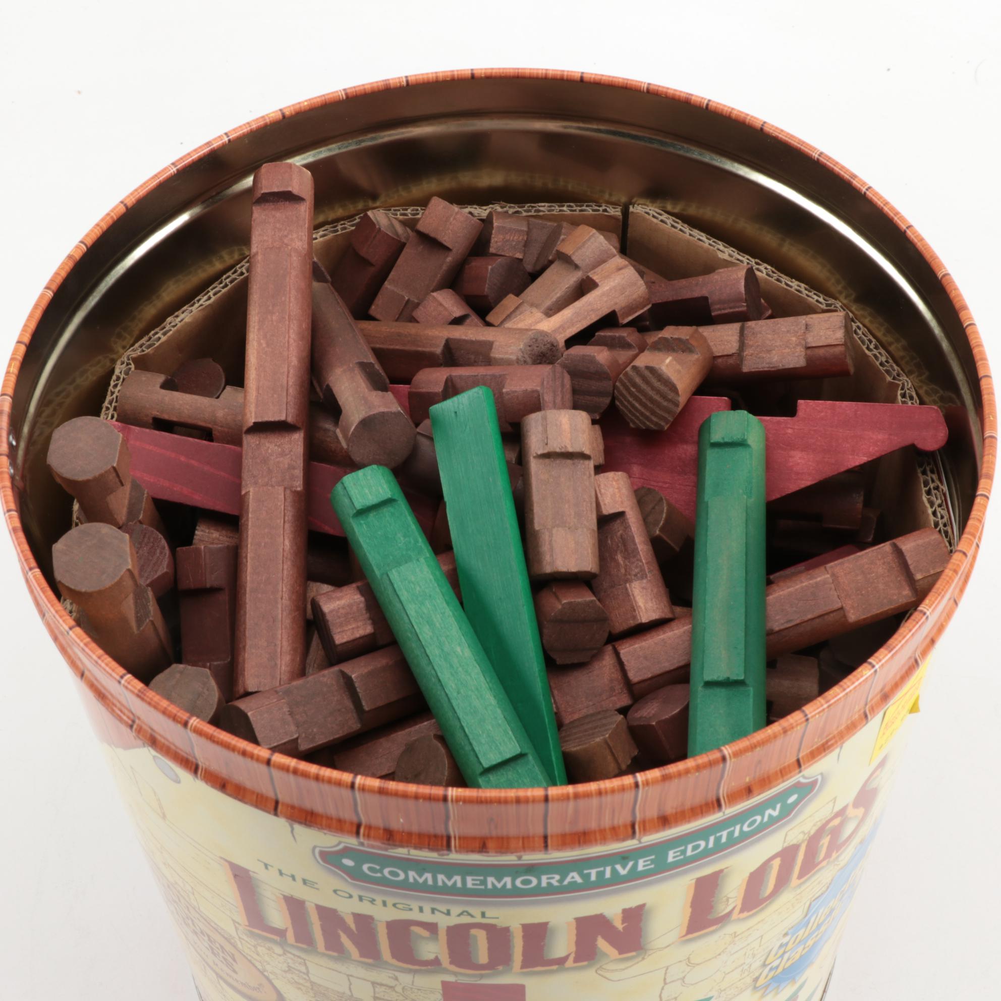 Hasbro "Collector's Edition" Lincoln Logs Building Toys in Original Packaging
