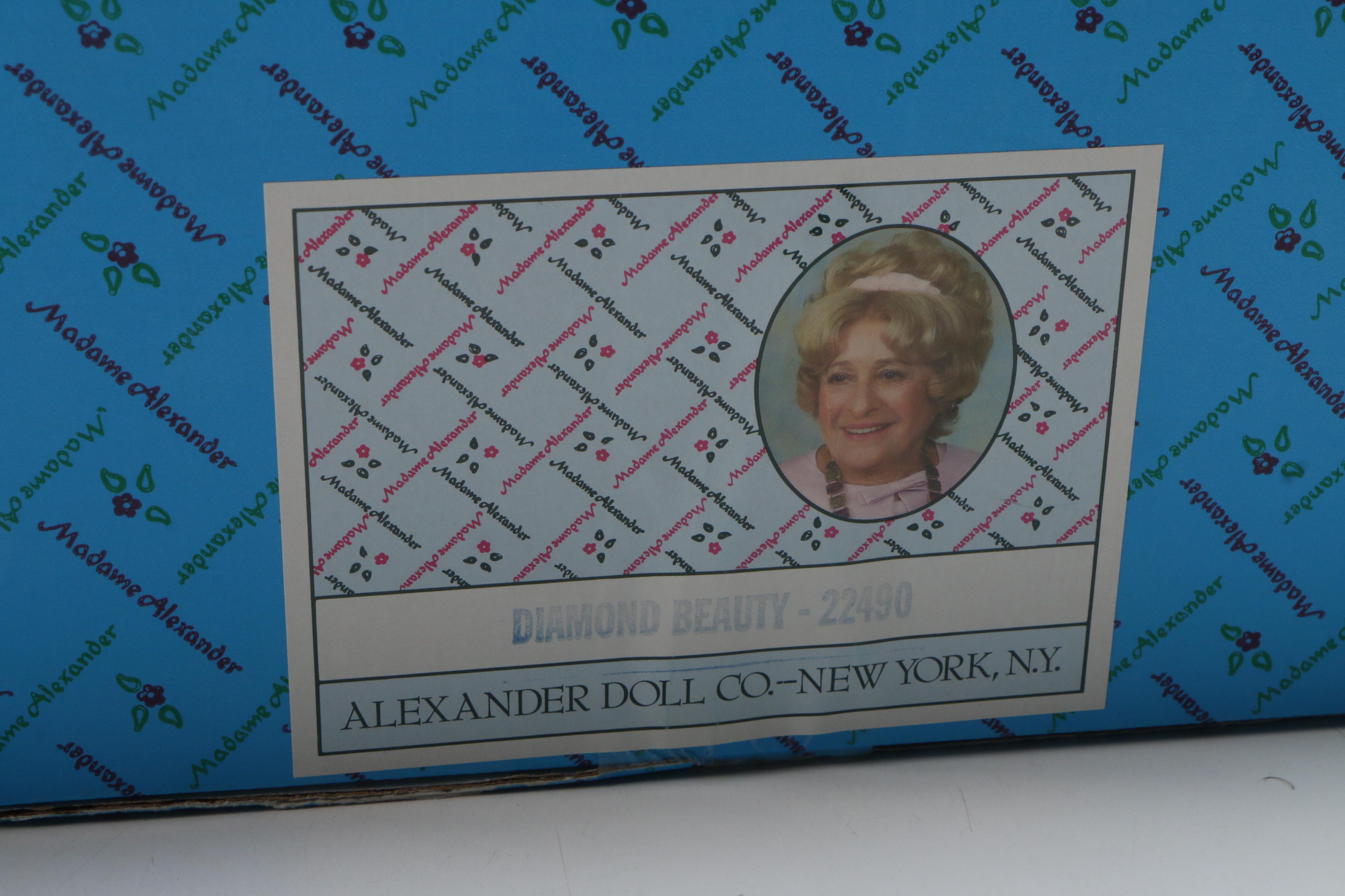 21" Madame "Diamond Beauty" 75th Anniversary Doll, Limited Edition, 1998 Alexan