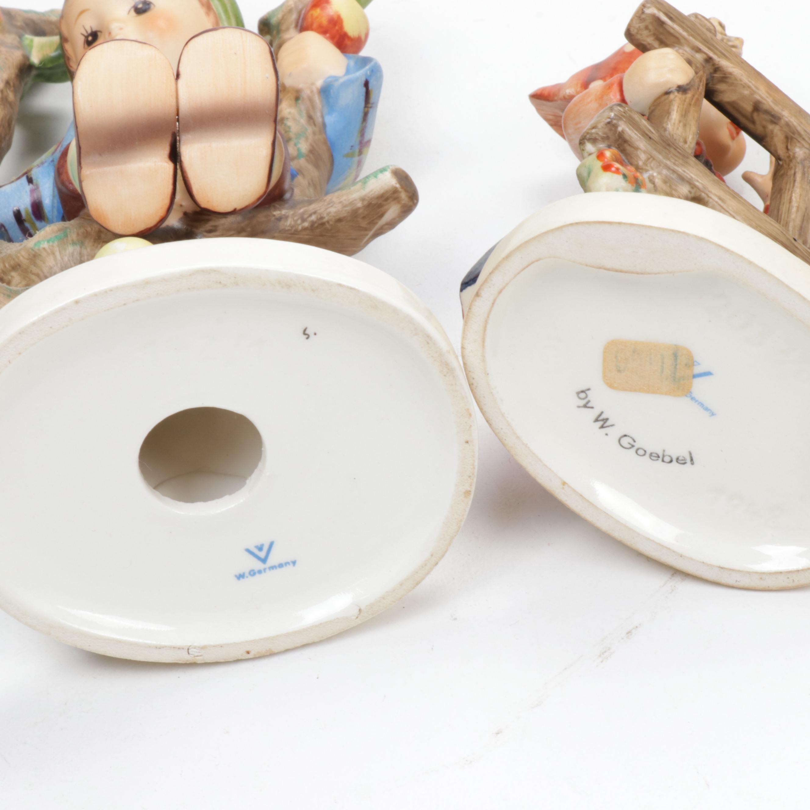 Goebel Hummel Ash Tray, Bookends, Lamp and Figurines