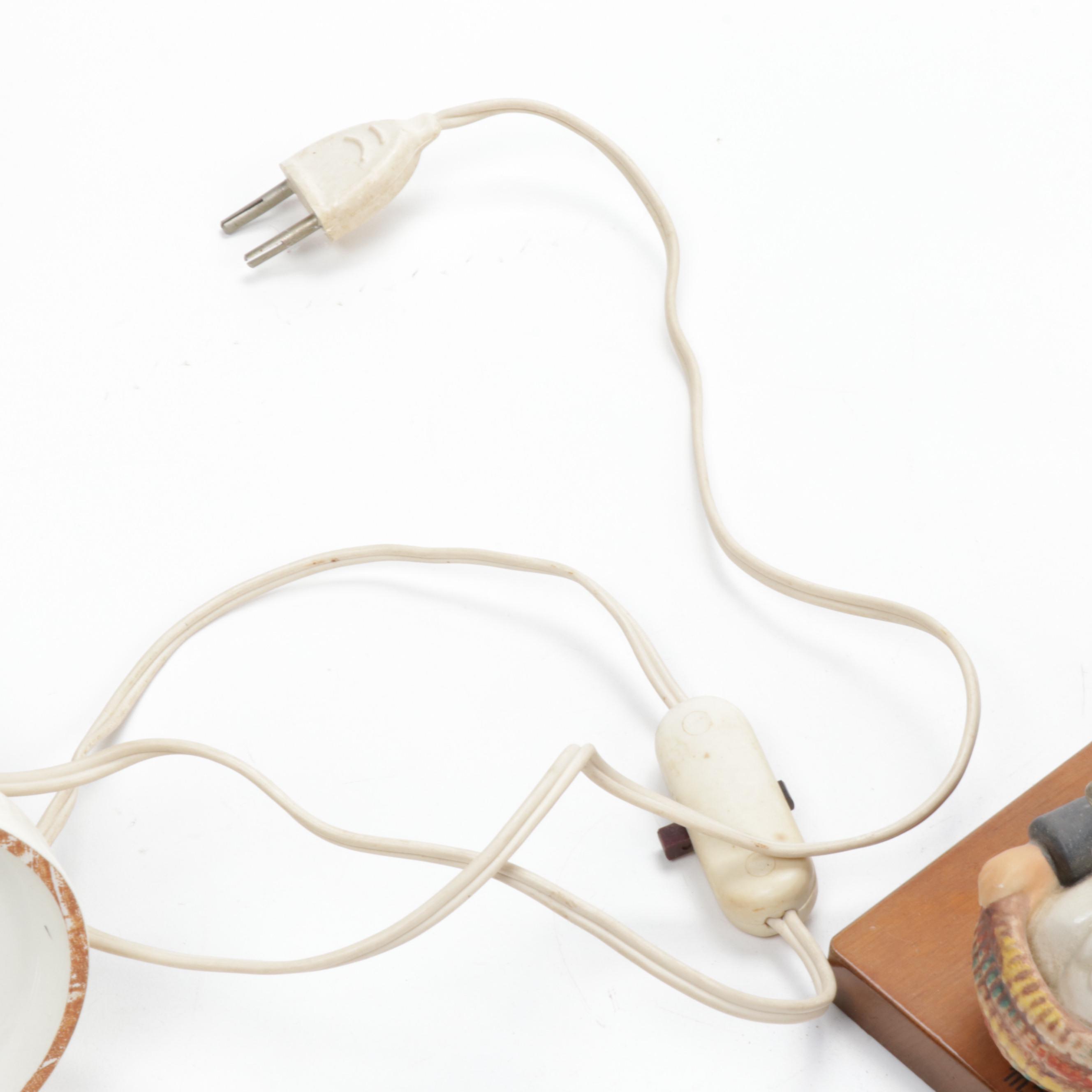 Goebel Hummel Ash Tray, Bookends, Lamp and Figurines