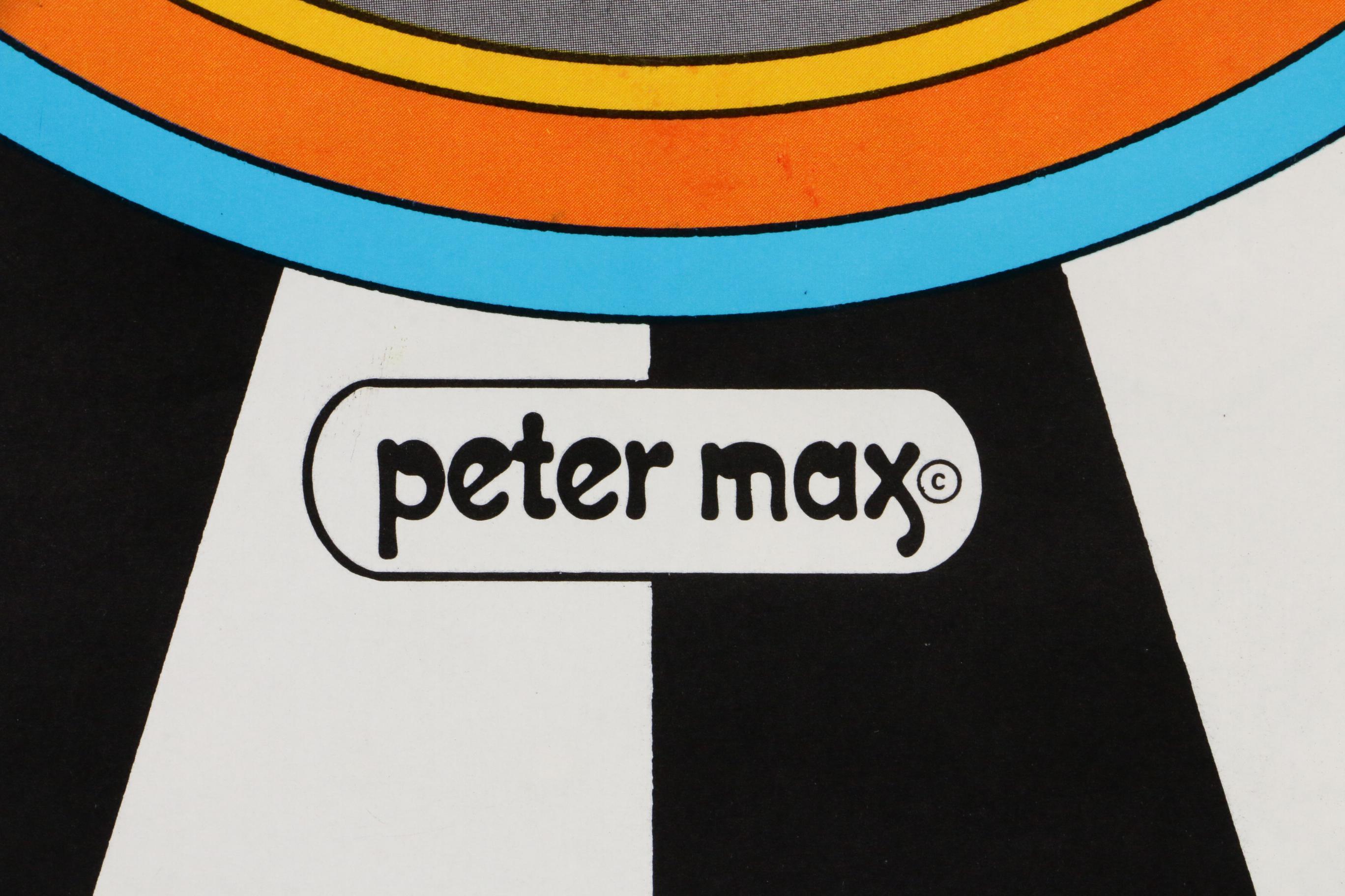 Peter Max Double-Sided Poster for Capitol Records, 1969