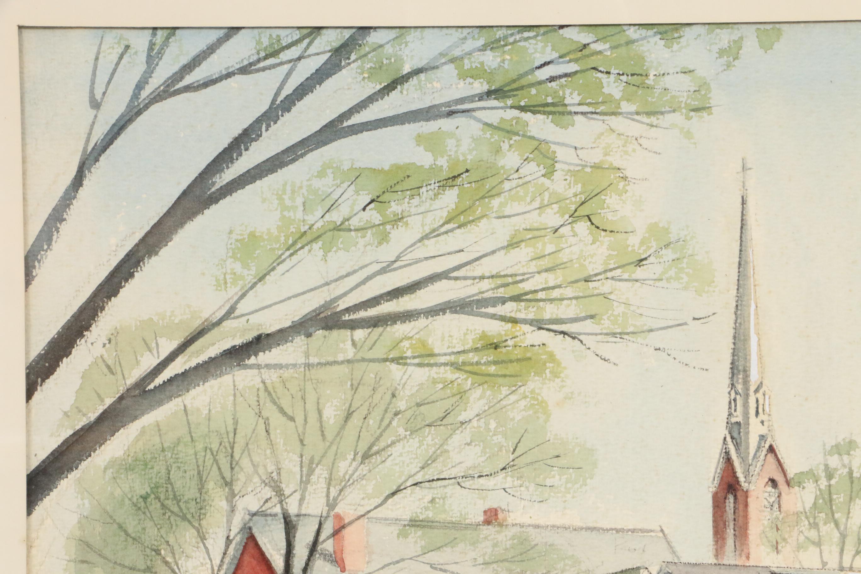 Bill Arter Architectural Watercolor Paintings