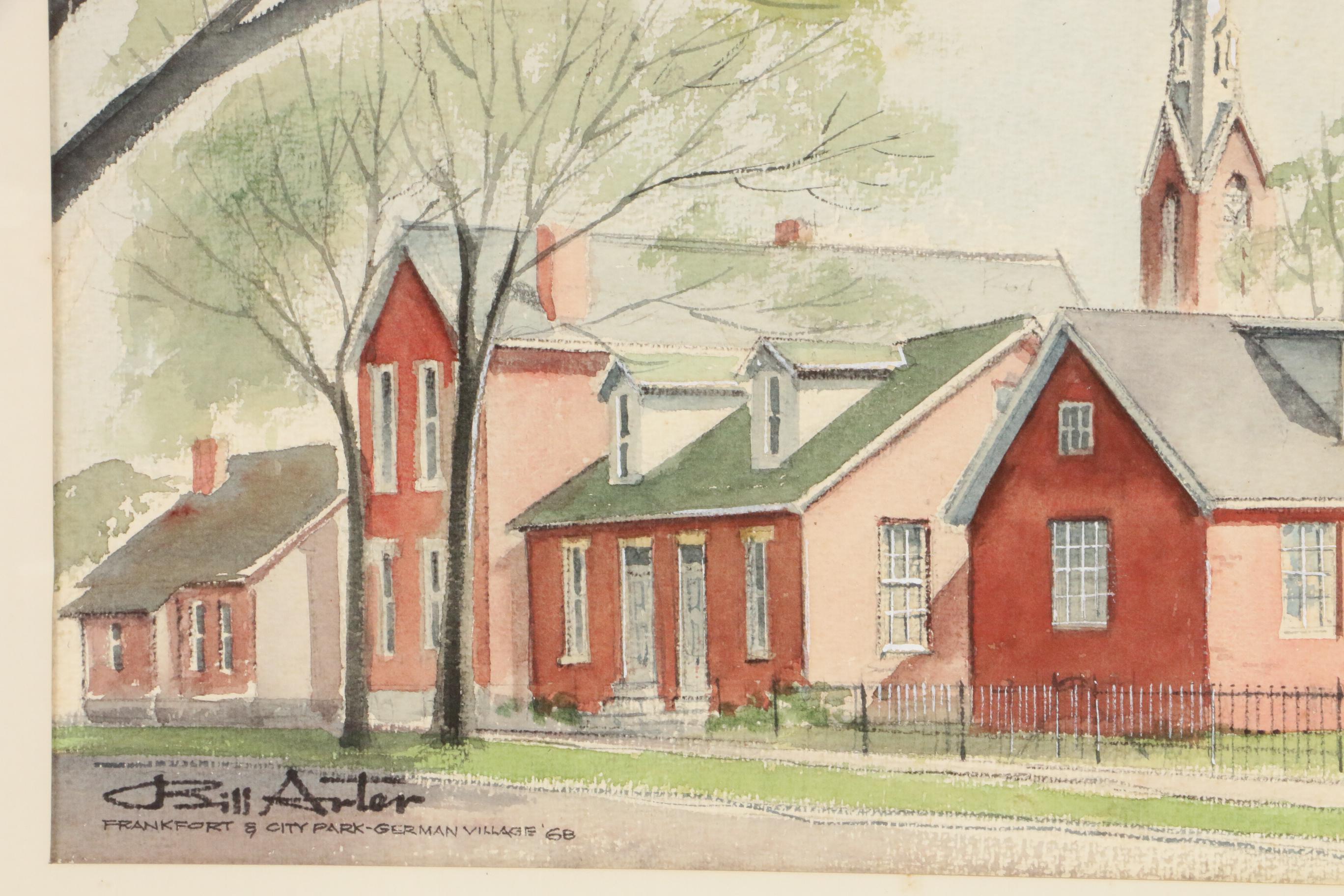 Bill Arter Architectural Watercolor Paintings