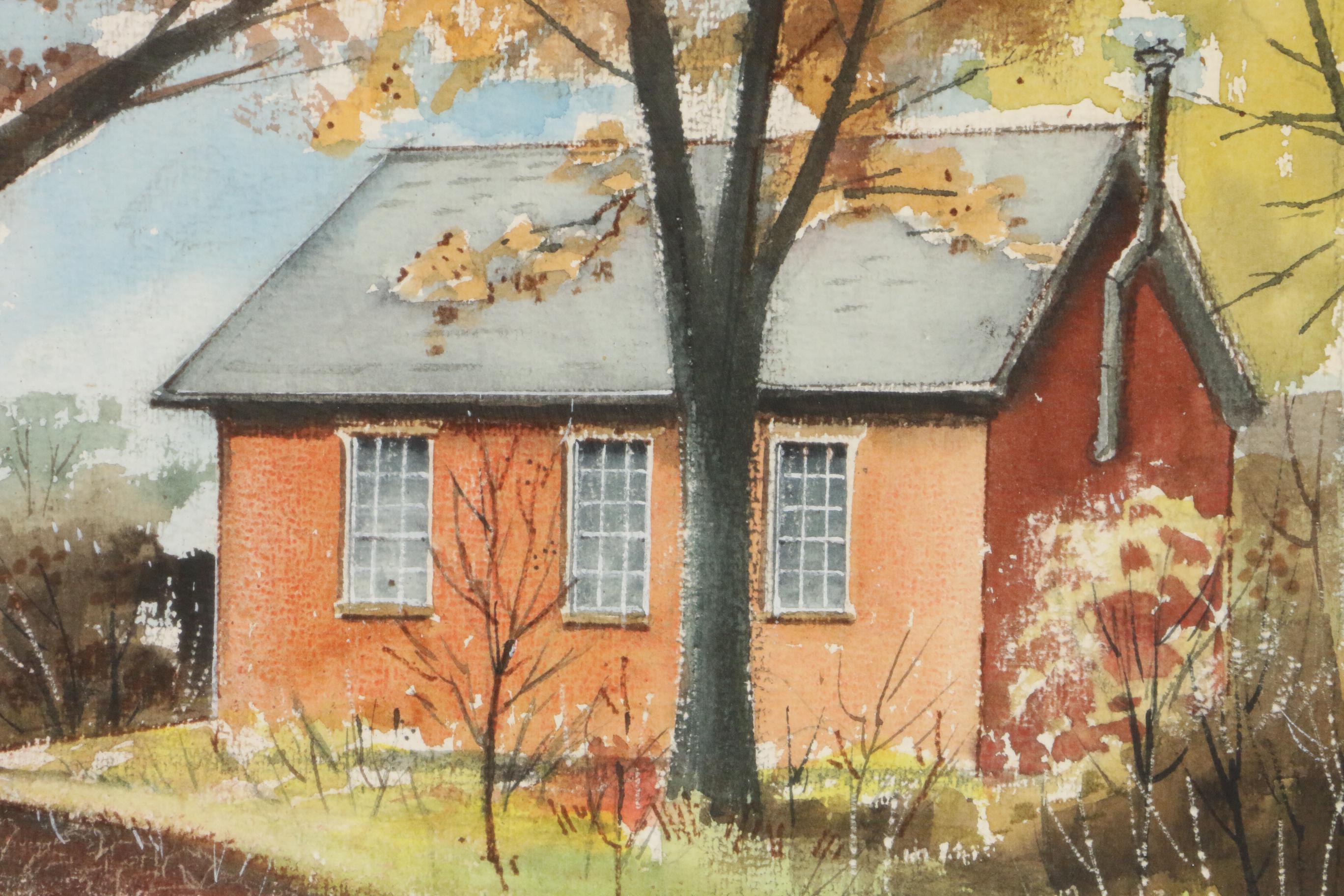 Bill Arter Architectural Watercolor Paintings