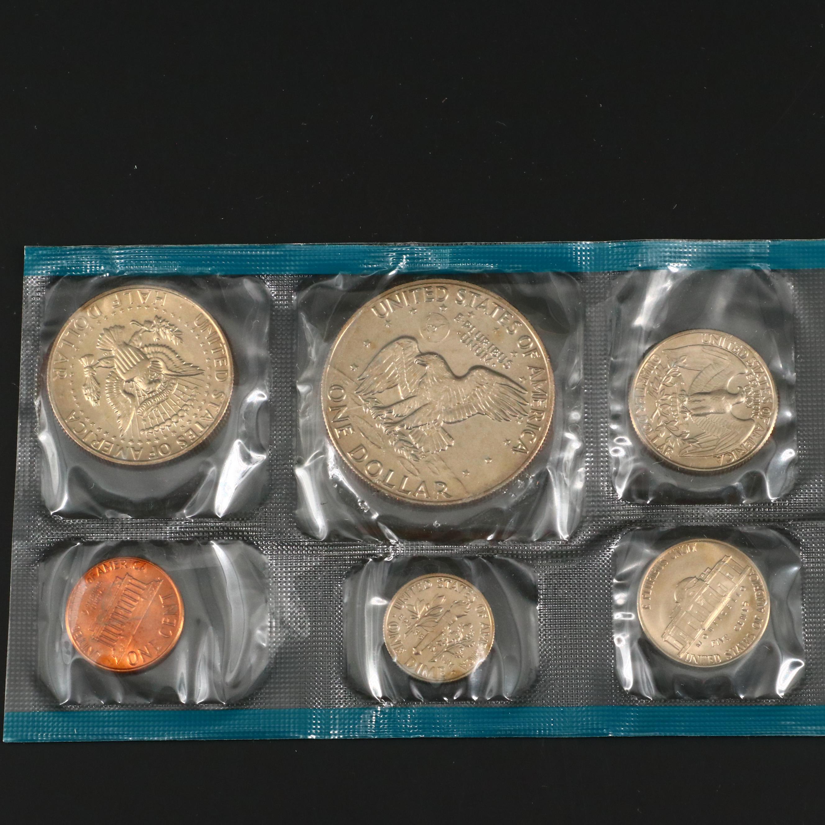 Twelve United States Uncirculated Mints Sets Including 1965 Special Mint Set