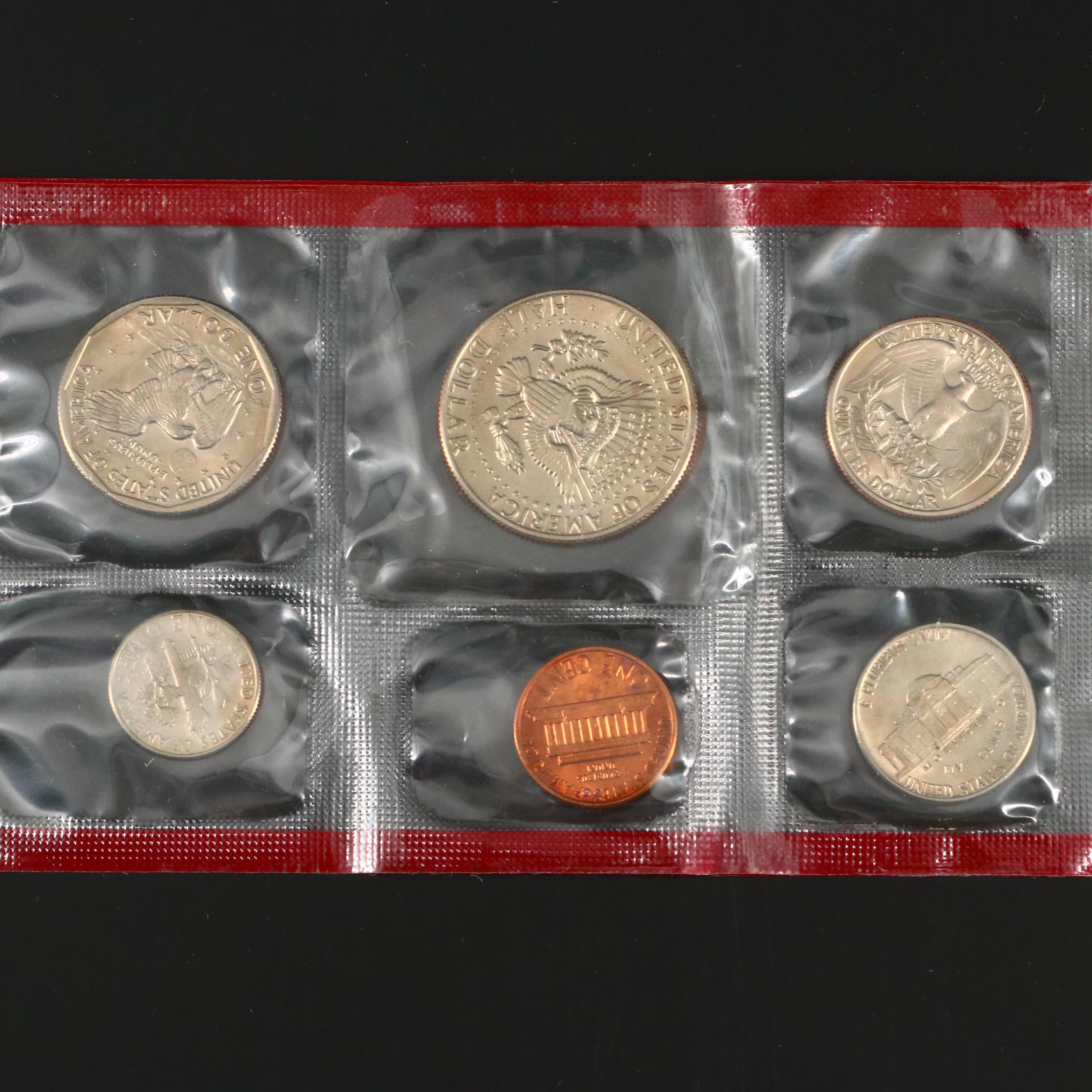 Twelve United States Uncirculated Mints Sets Including 1965 Special Mint Set