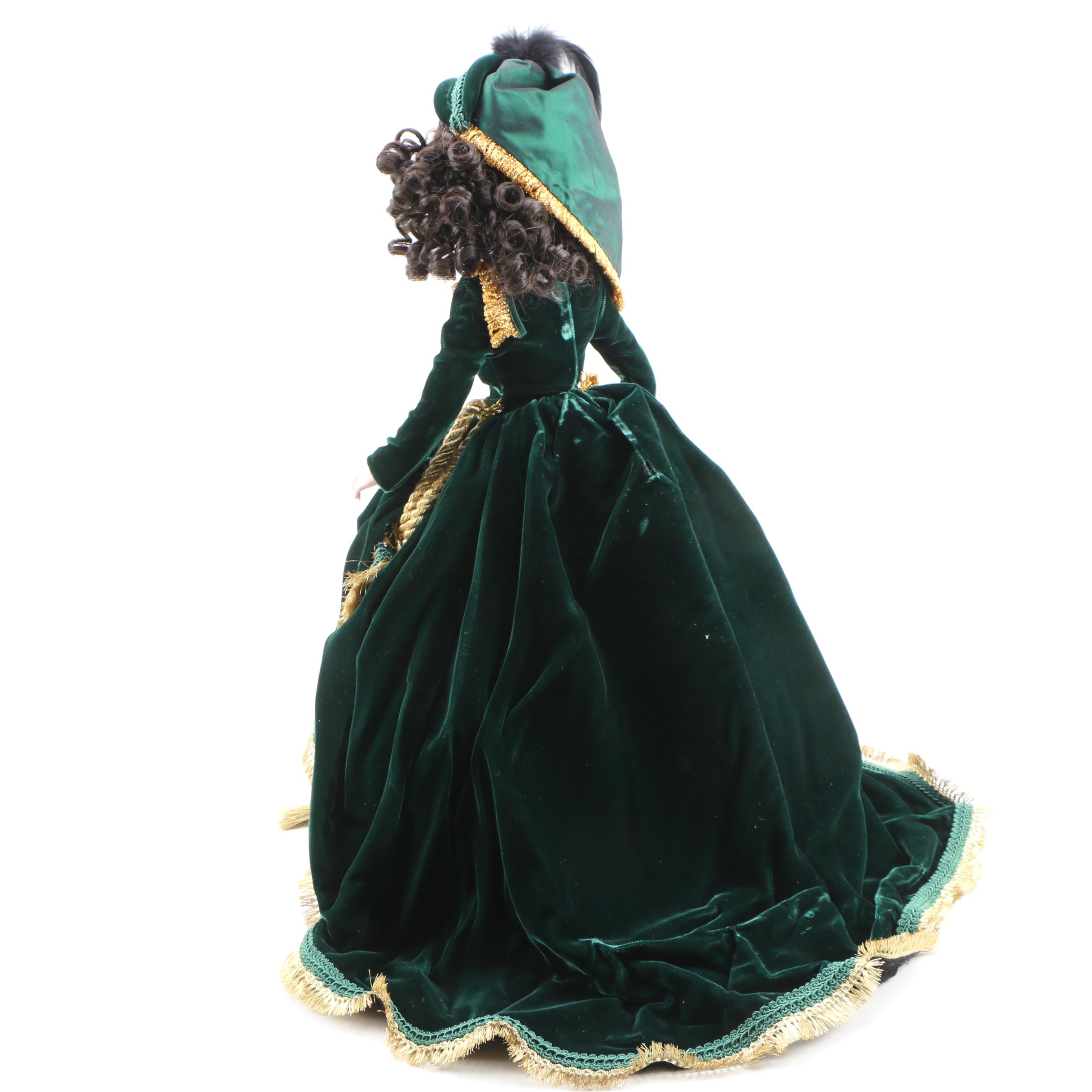 Madame Alexander  9" "Scarlett" Porcelain Doll, Limited Edition, 1990s