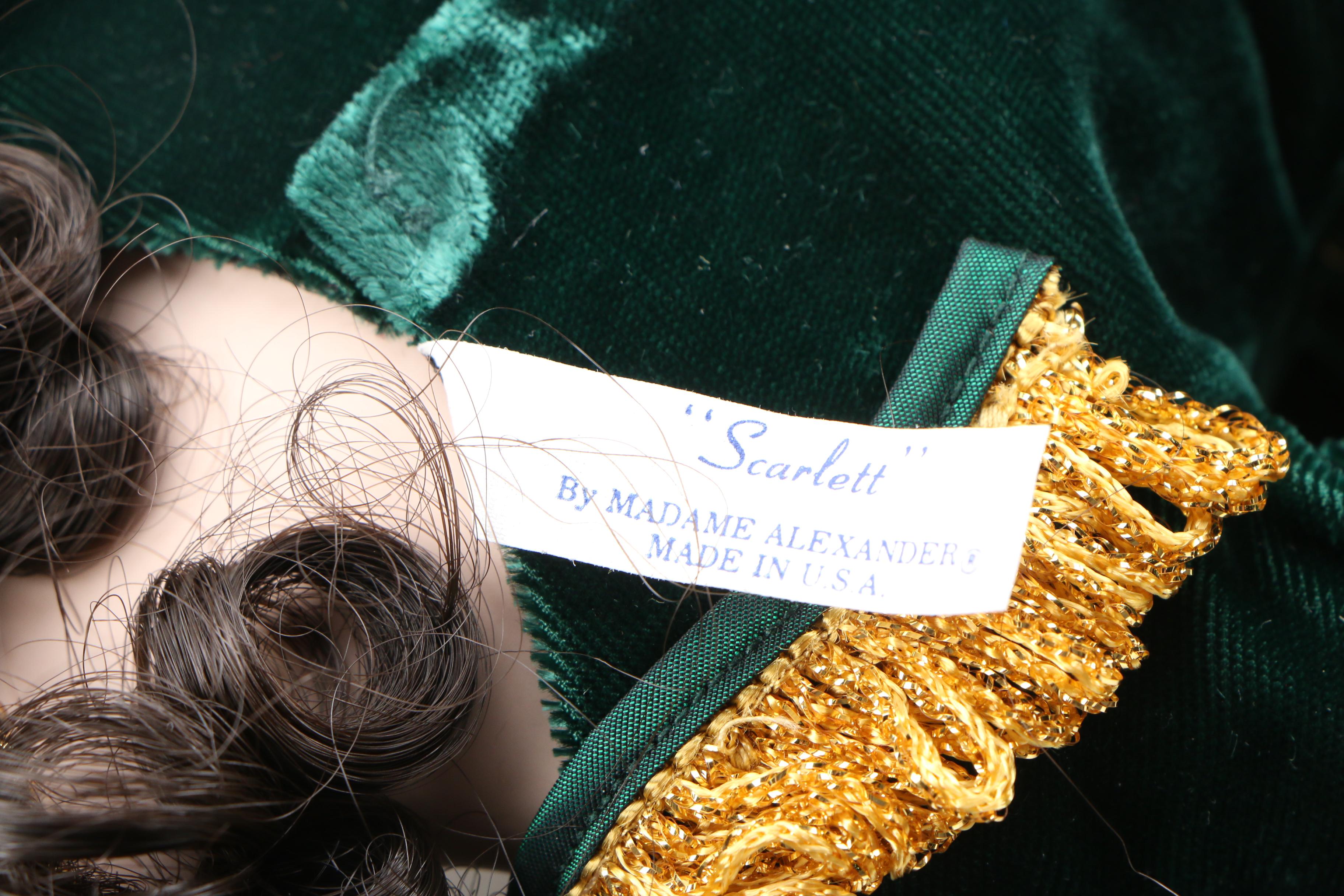 Madame Alexander  9" "Scarlett" Porcelain Doll, Limited Edition, 1990s