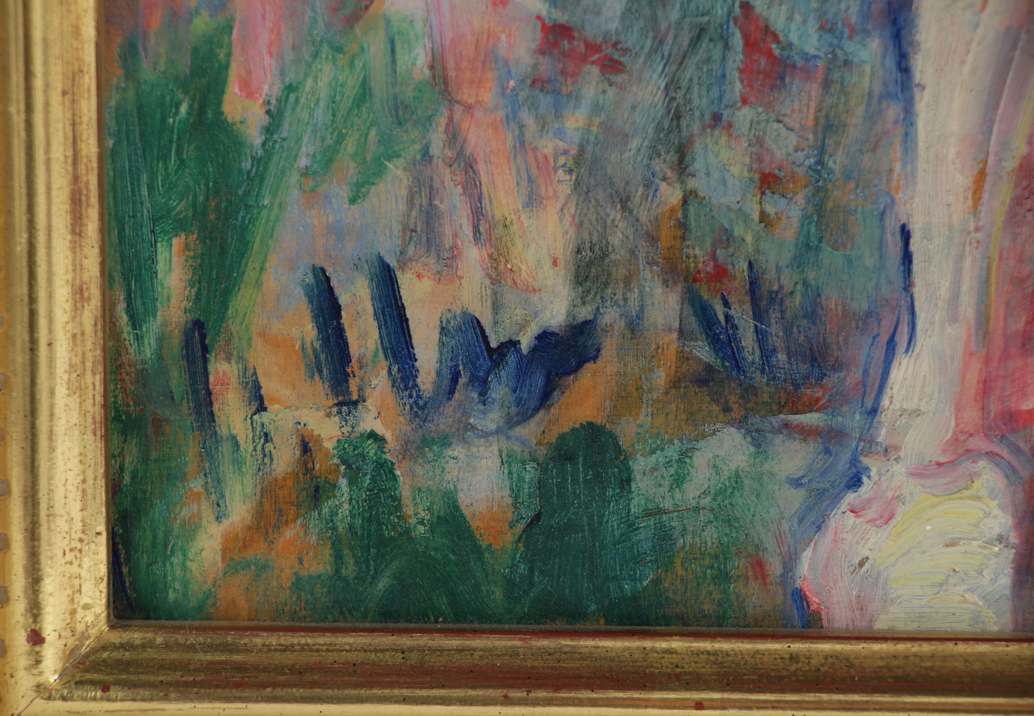 William Malherbe Post Impressionist Figure Painting "Etude de Nu", 1925