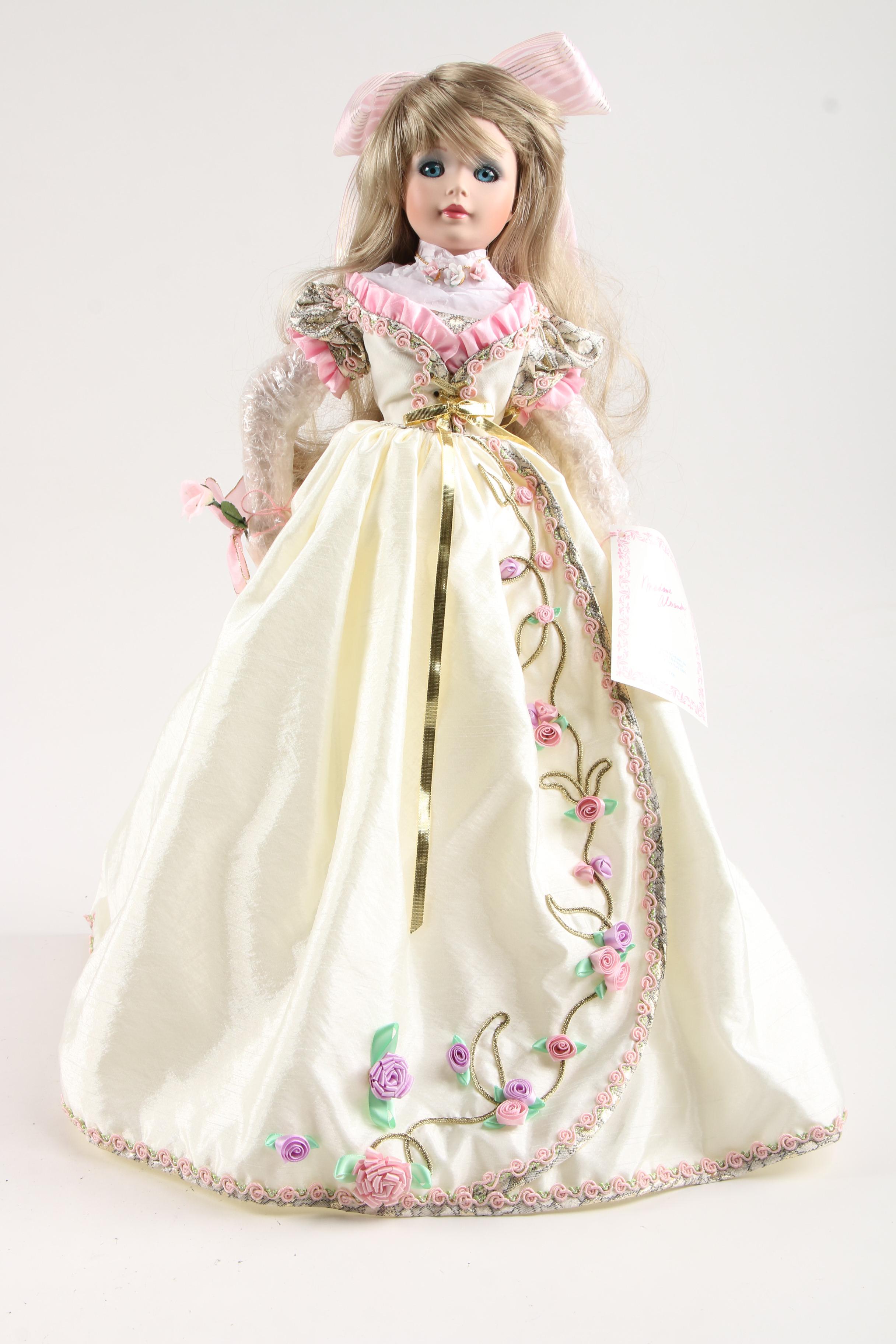 Madame Alexander  9" "Her Lady and A Child of Her Very Own" Porcelain Doll, 1993