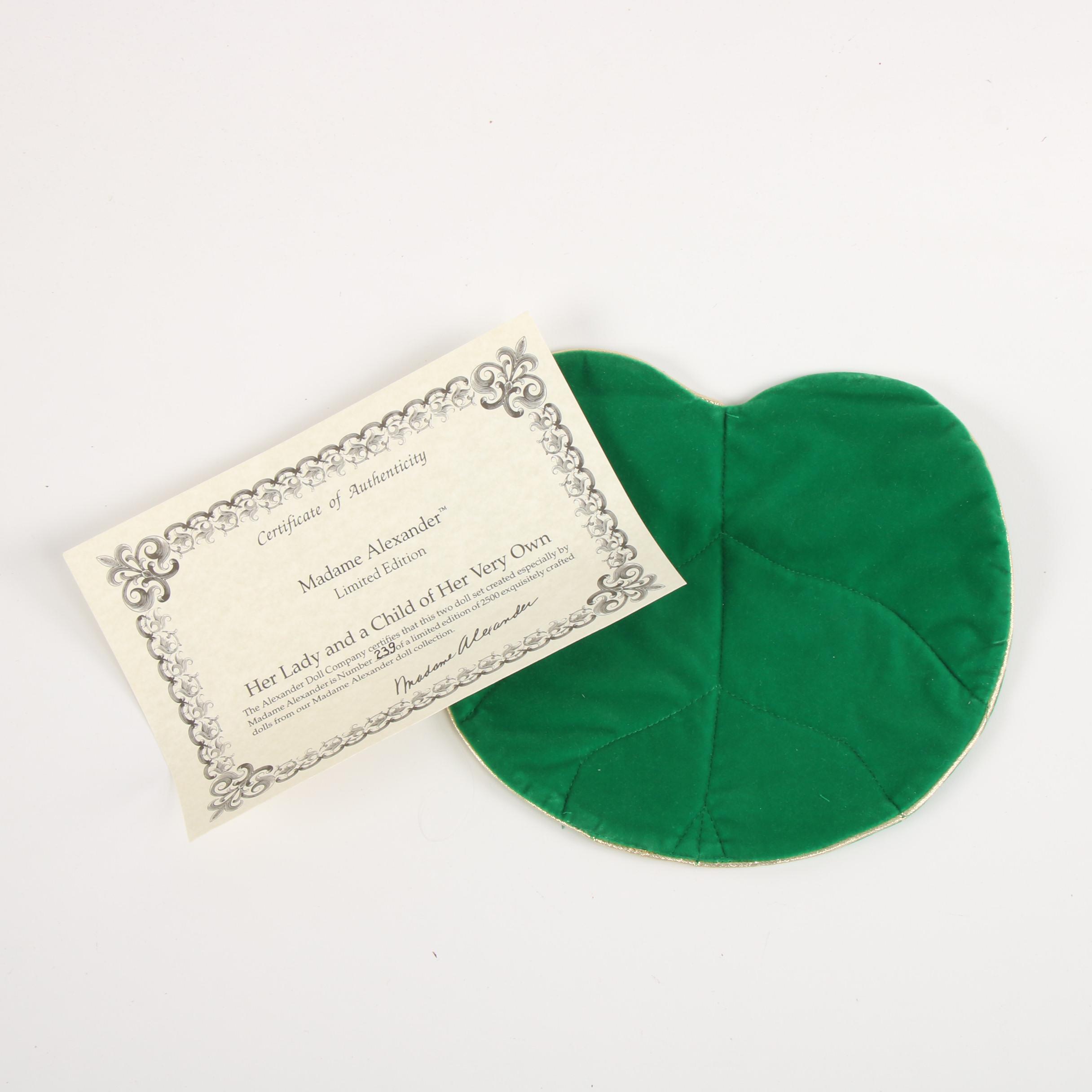 Madame Alexander  9" "Her Lady and A Child of Her Very Own" Porcelain Doll, 1993