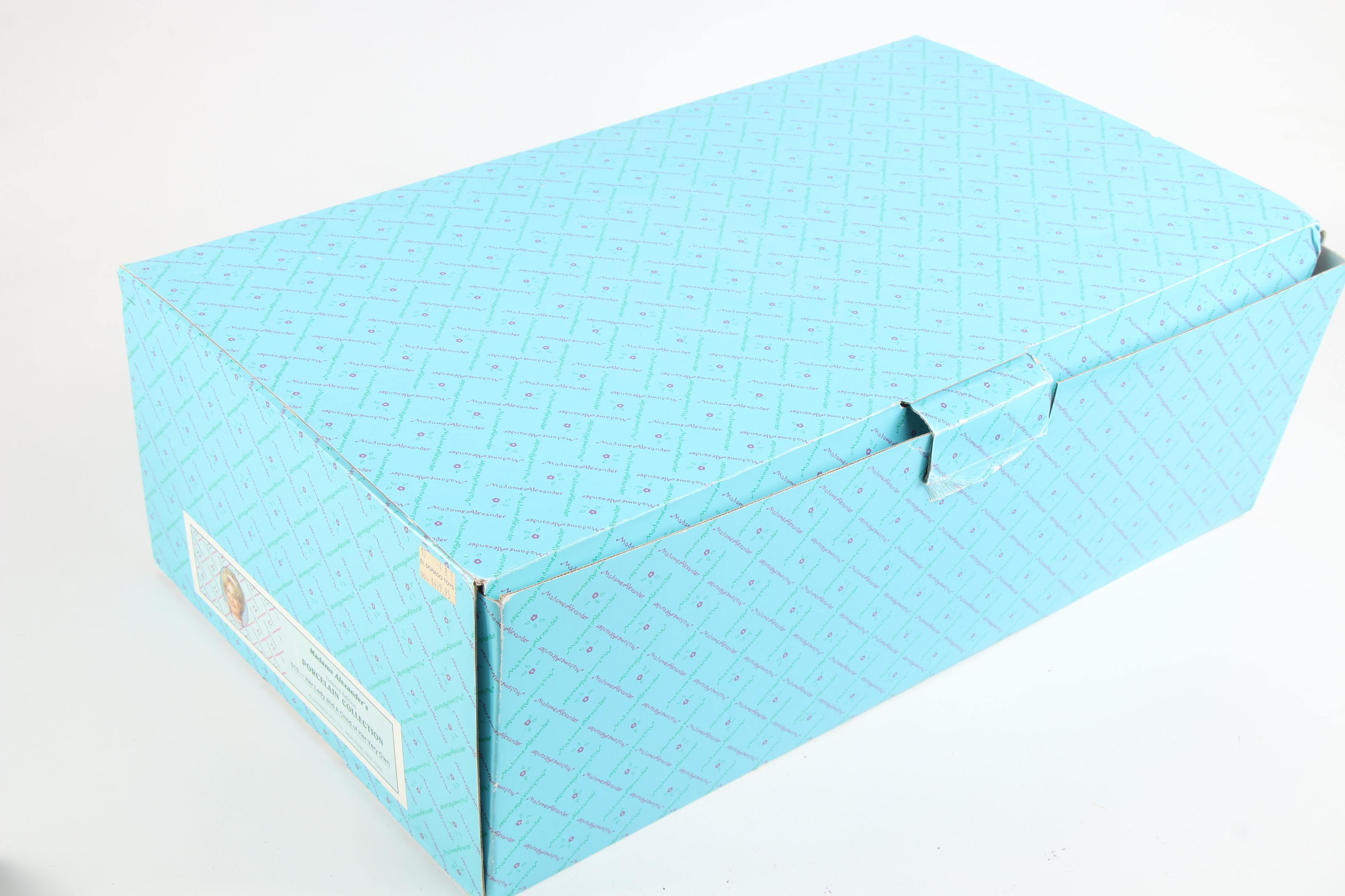 Madame Alexander  9" "Her Lady and A Child of Her Very Own" Porcelain Doll, 1993