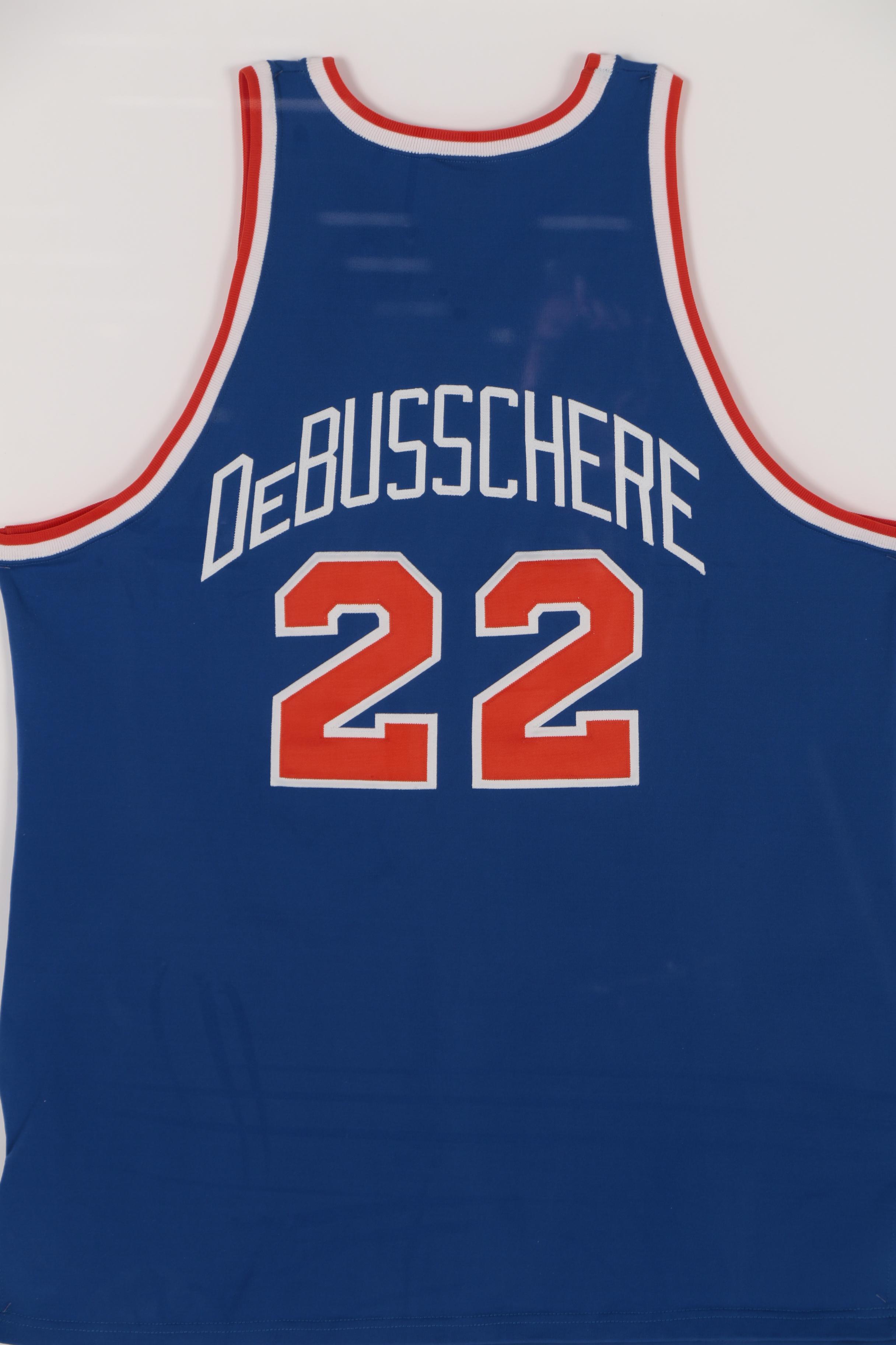 Framed Dave DeBusschere New York Knicks Replica Jersey
