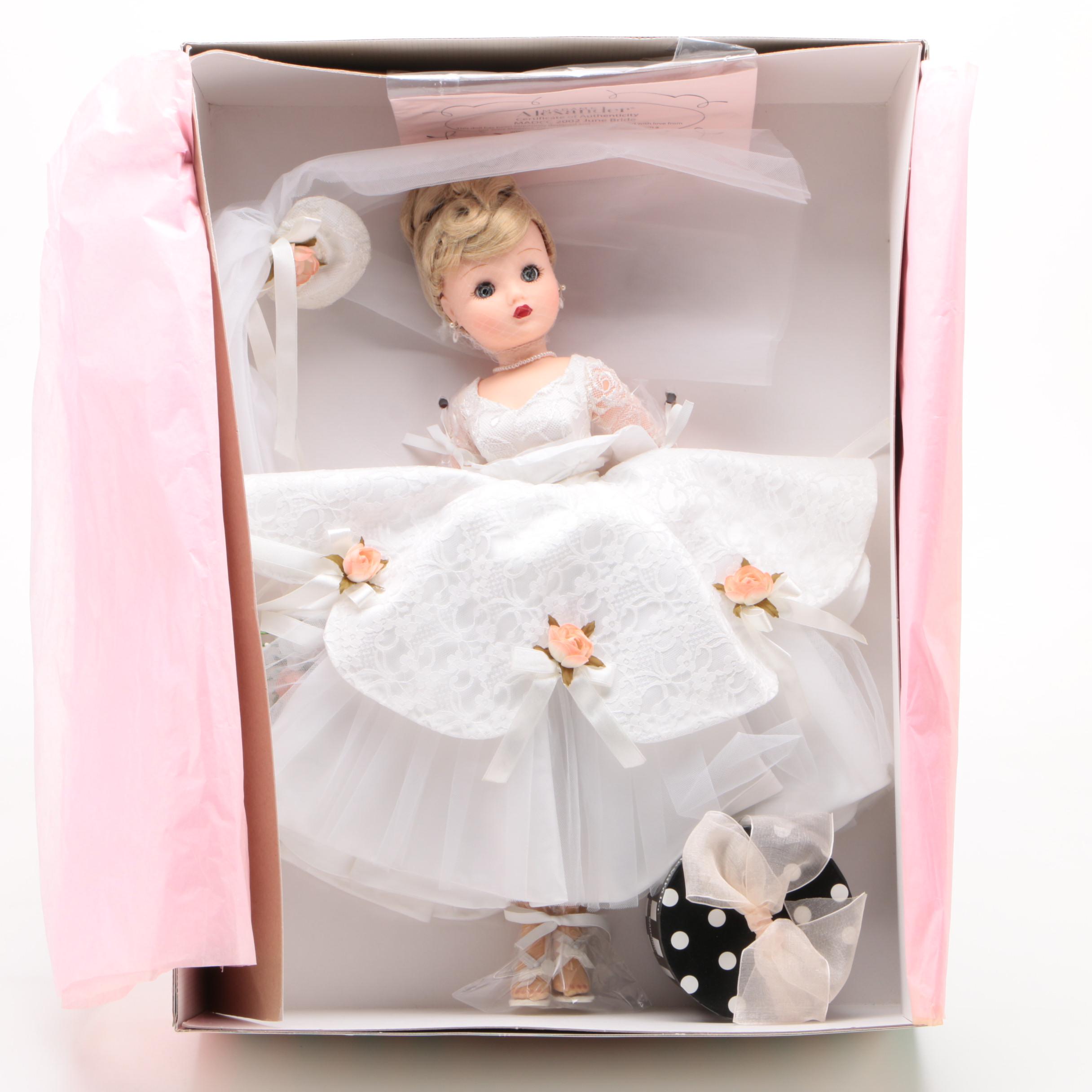 Madame Alexander  6" "June Bride" Vinyl Doll, Limited Edition, 2002