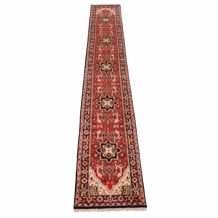 2'6 x 16'0 Hand-Knotted Indo-Persian Heriz Runner