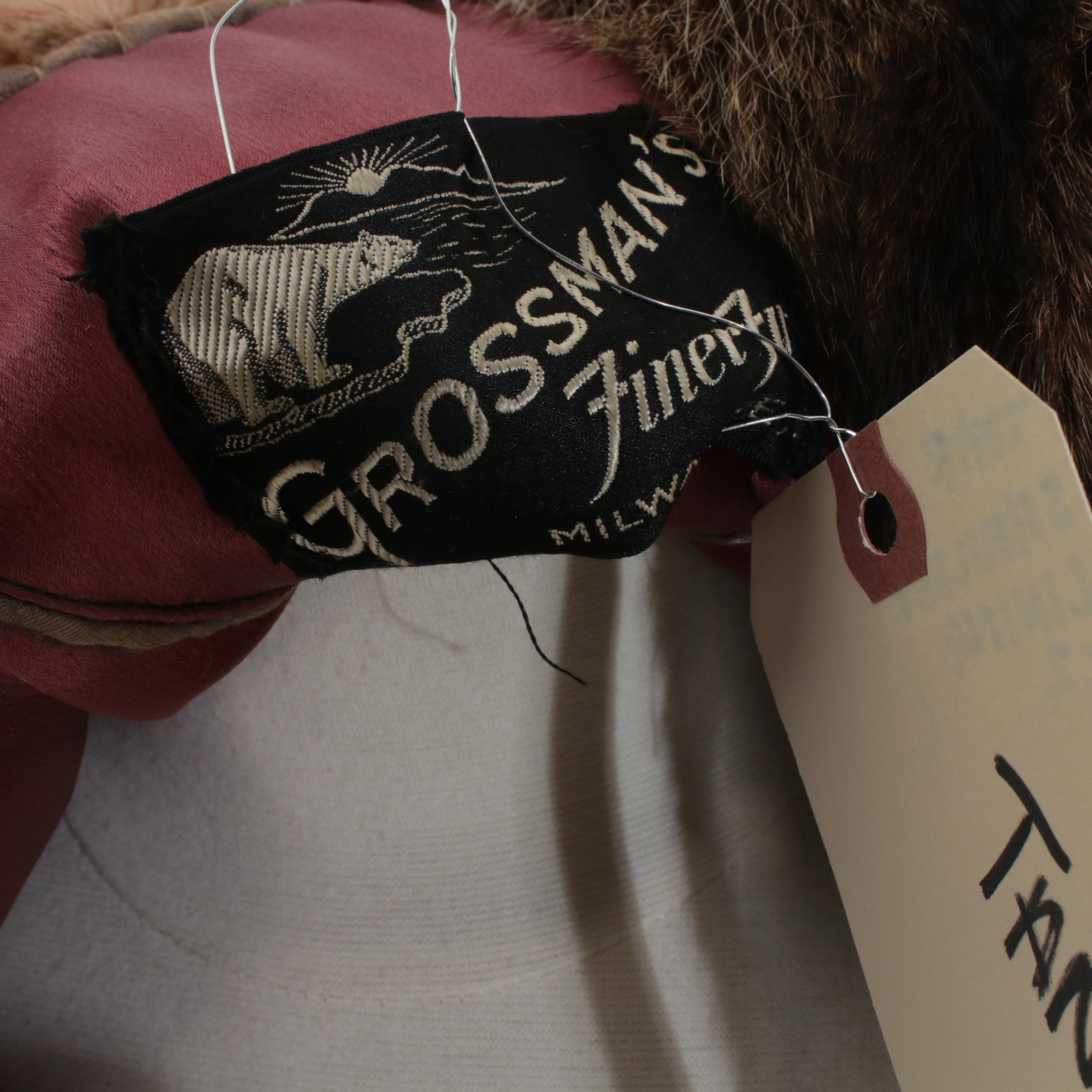 Raccoon Fur Coat from Grossman's Fine Furs, Vintage