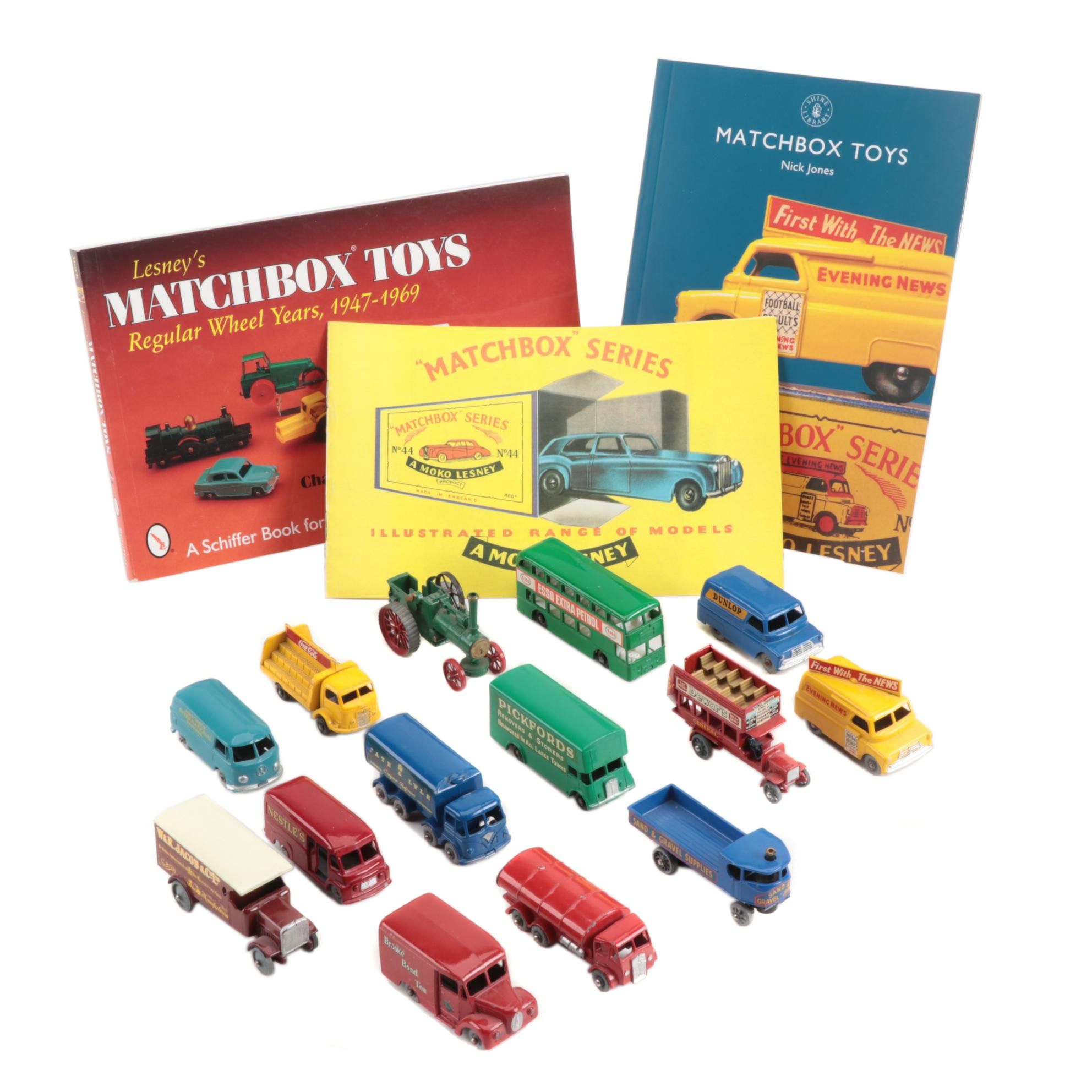Lesney "Matchbox" Cars with Original Boxes and Reference Books
