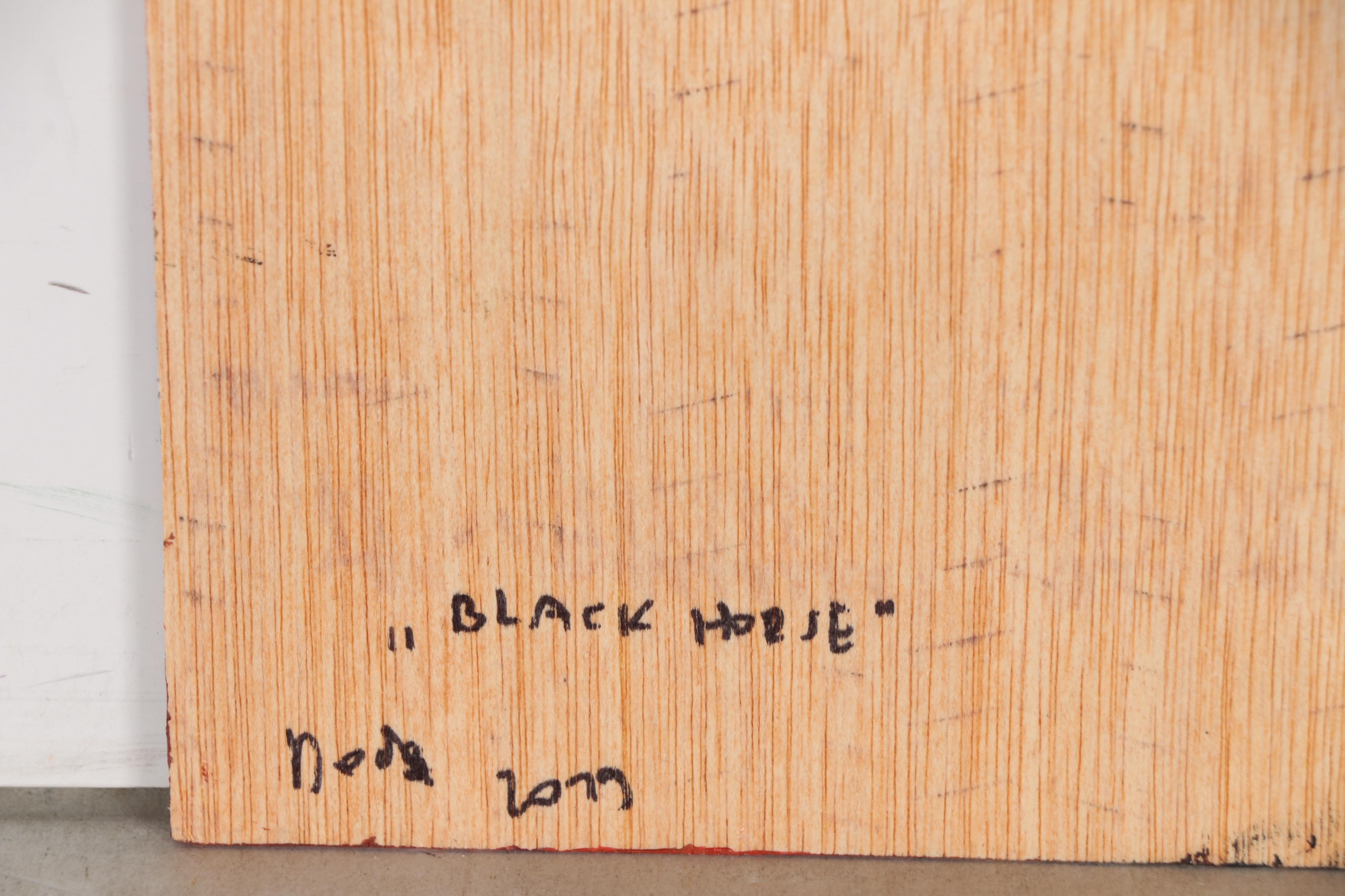 Adam Deda Oil Painting "Black Horse"