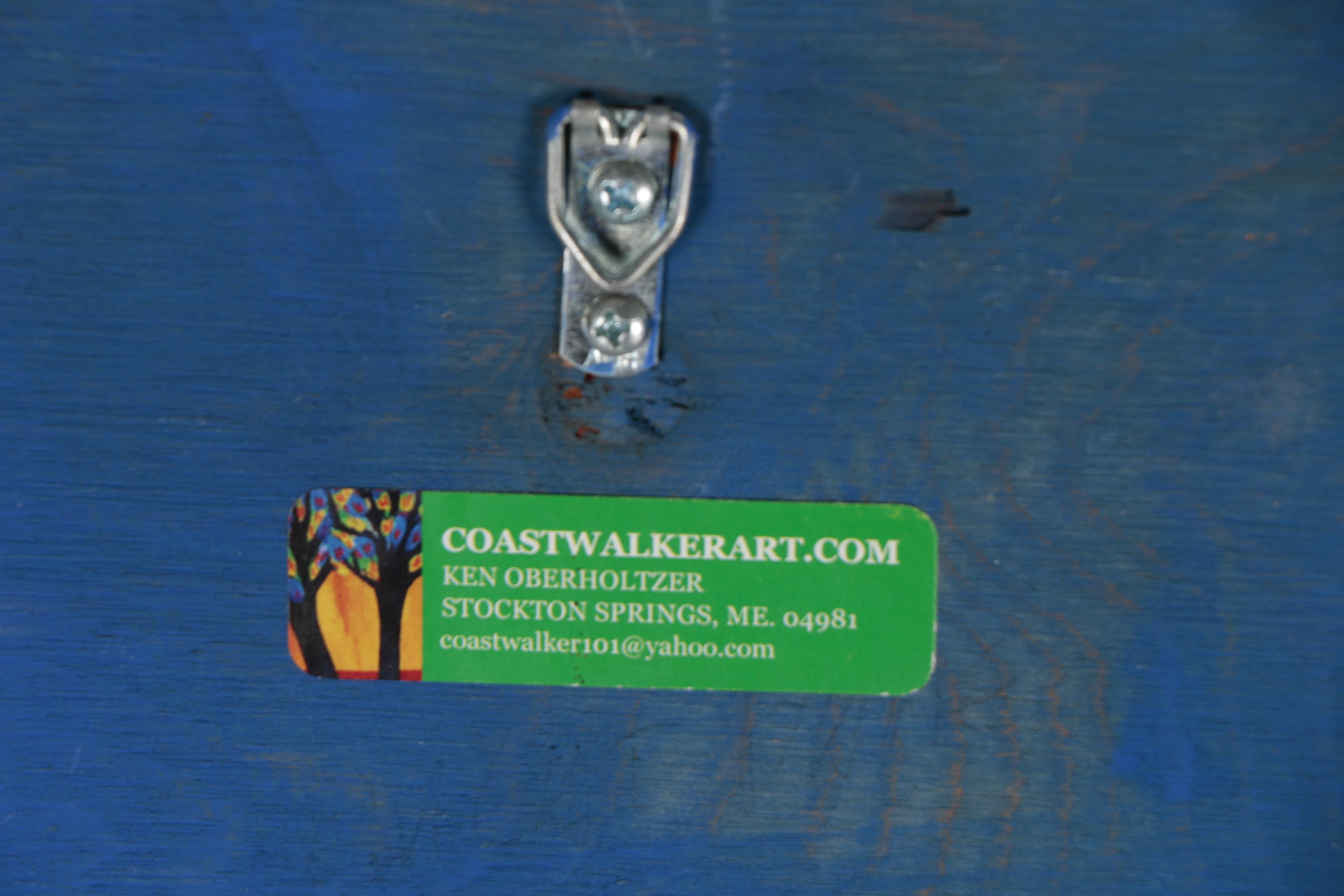 Keno Contemporary Folk Art Acrylic Painting "Great Dane"