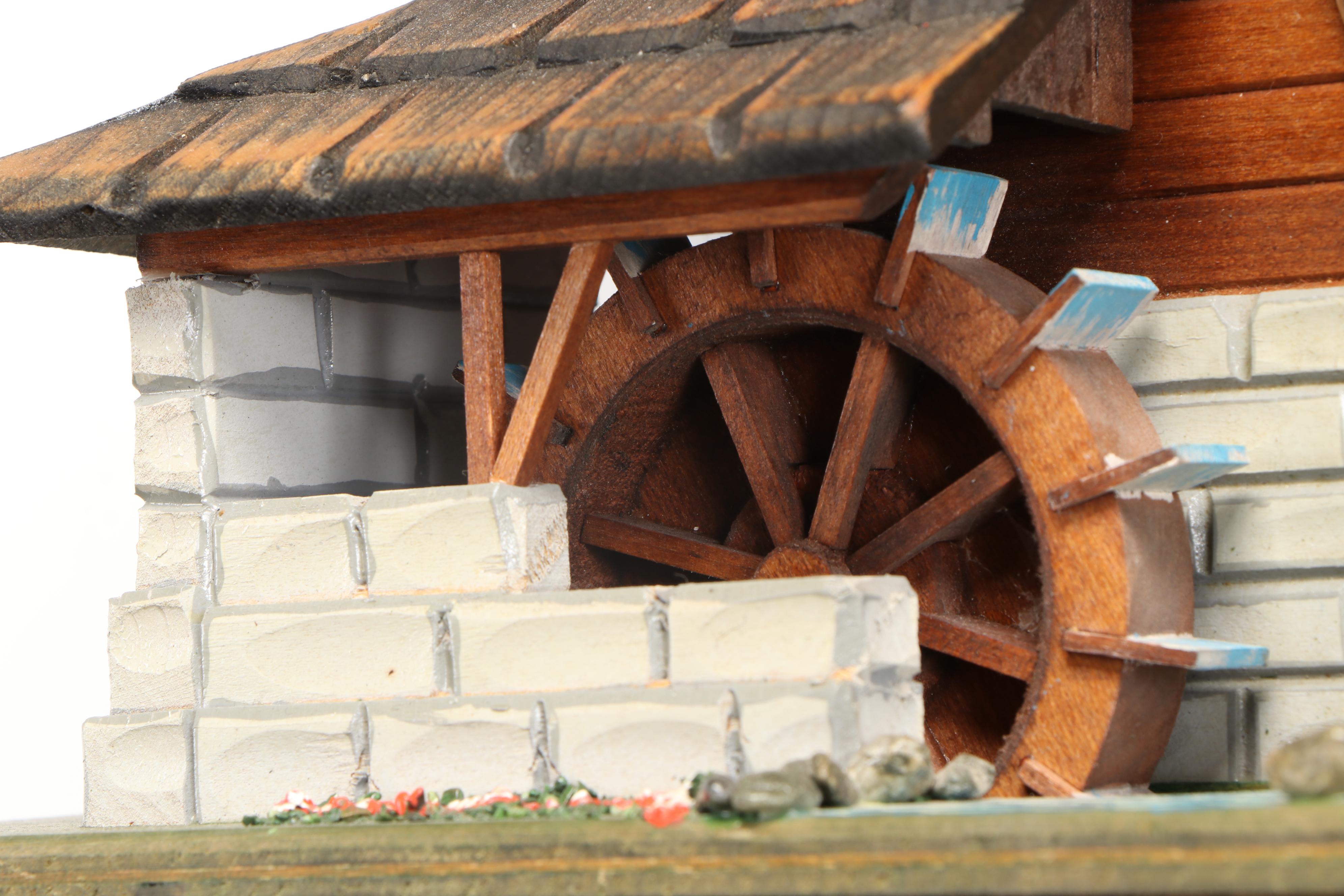 Chalet Cuckoo Clock with Cuendet Swiss Musical Movement, Late 20th Century