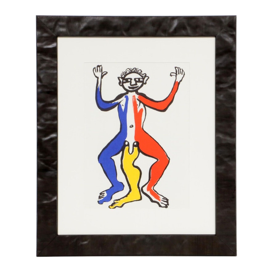 Alexander Calder Color Lithograph for "Derrière le Miroir," 1975