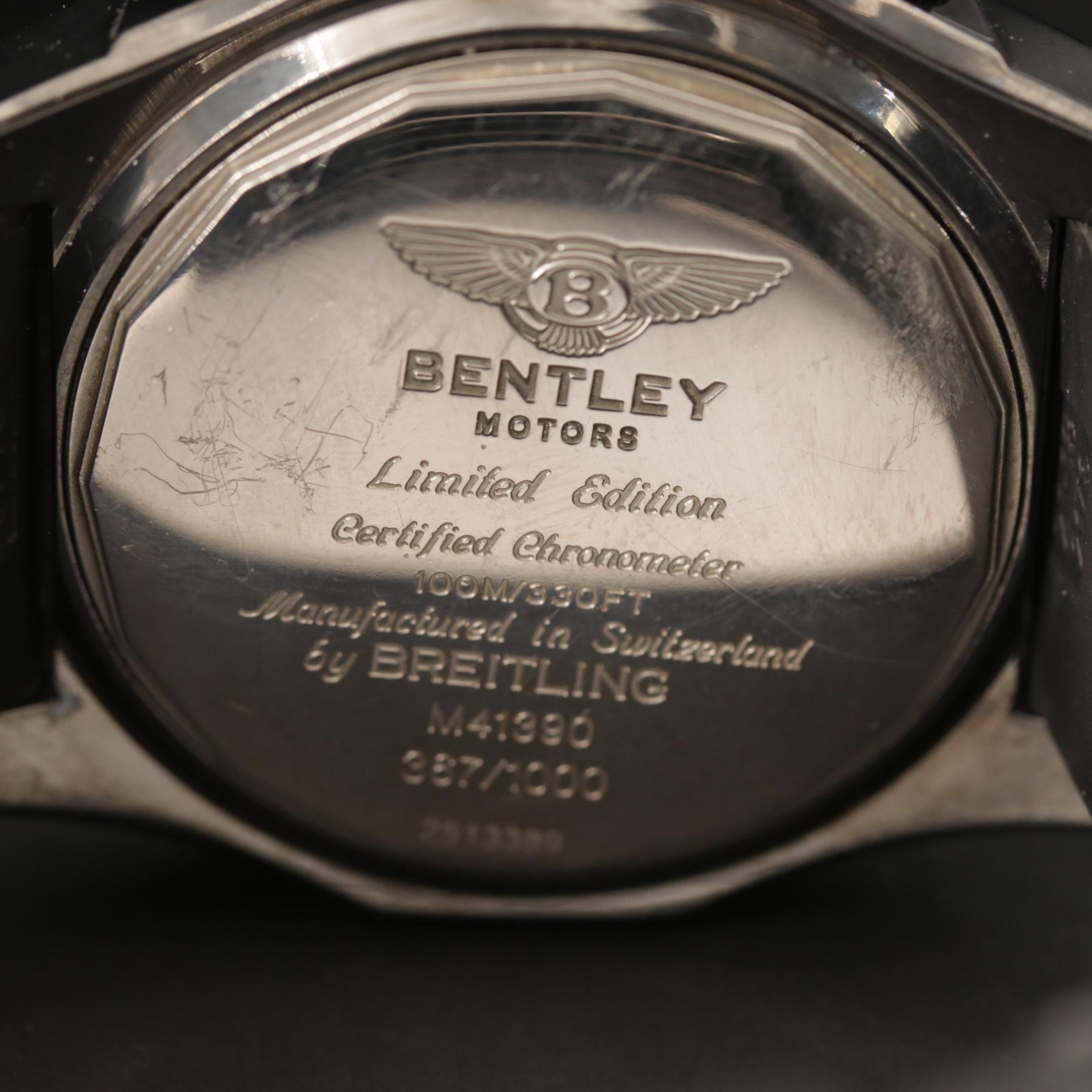Breitling For Bentley Barnato 42 Midnight Carbon Chronograph Watch