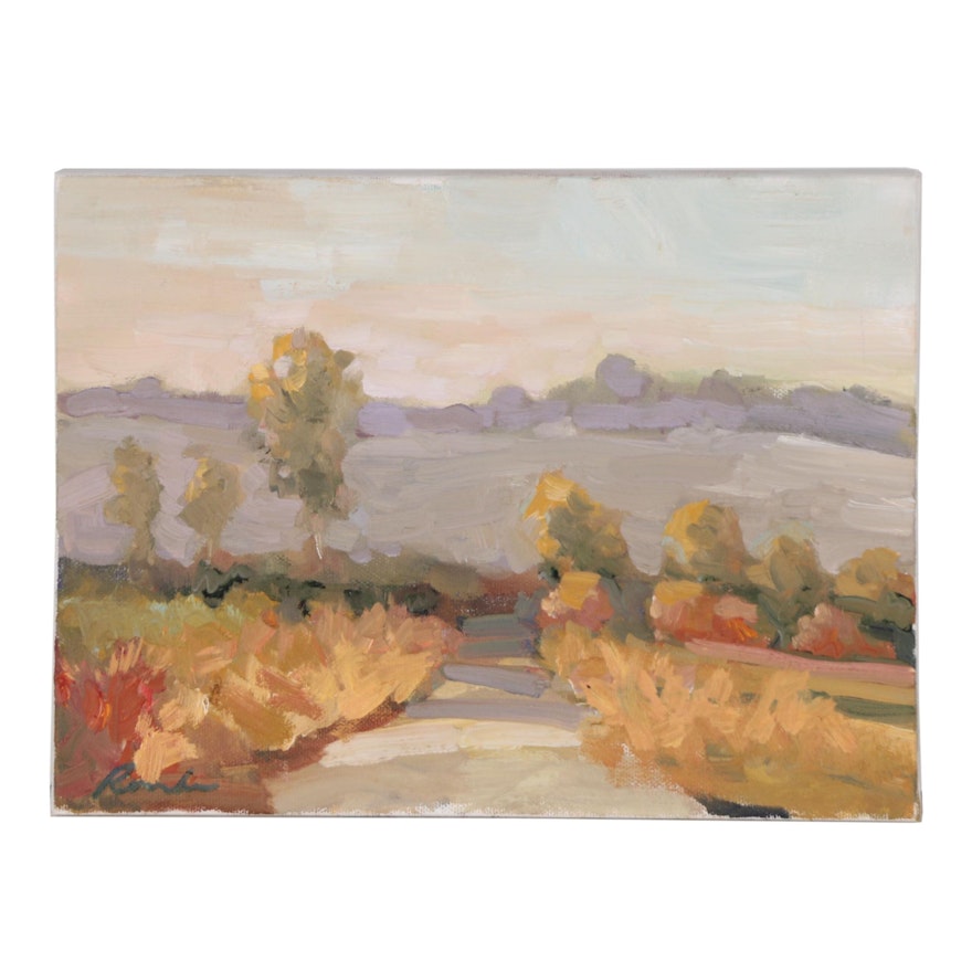 Sally Rosenbaum Landscape Oil Painting