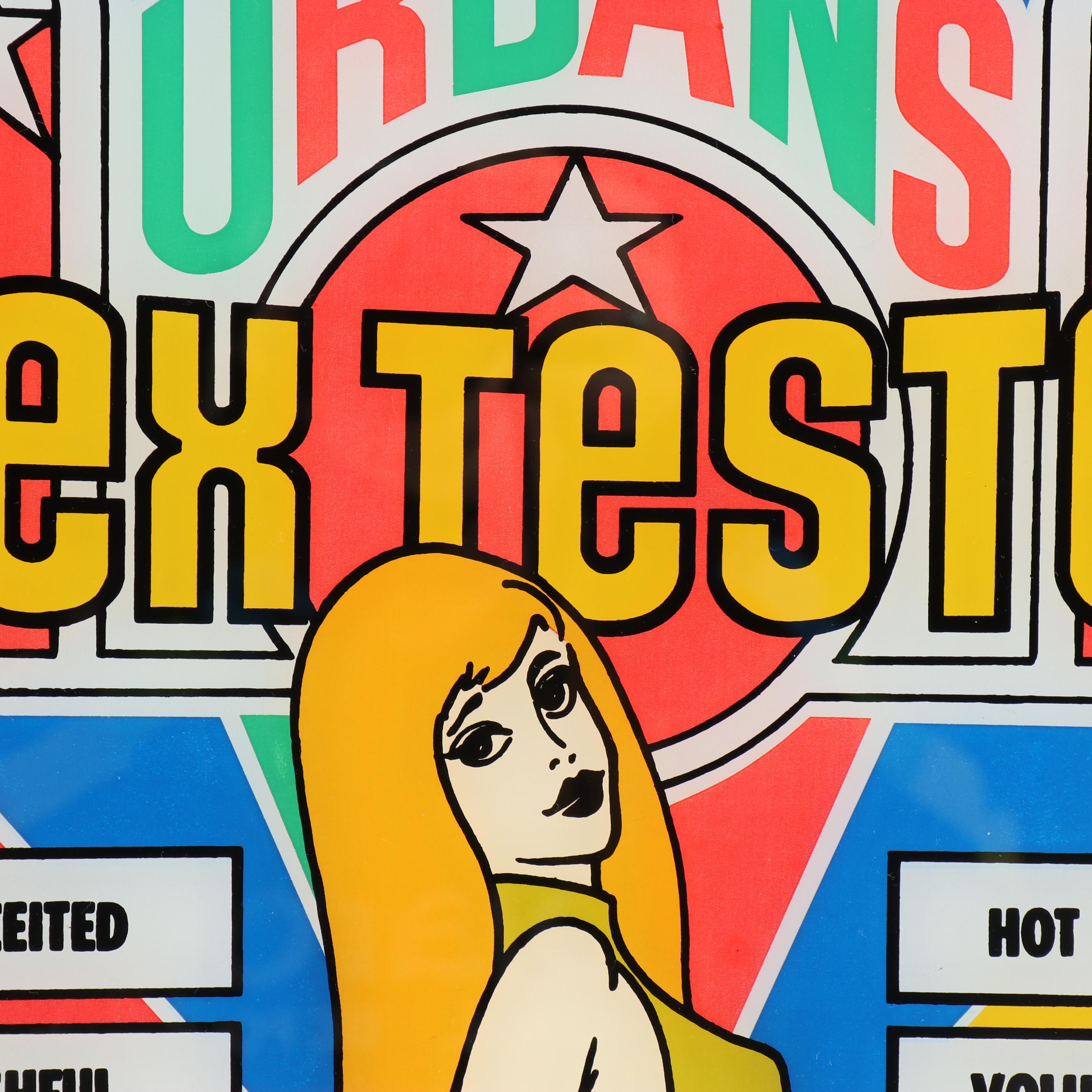 Urban Industries "Sex Tester" Arcade Game with Additional Display Panel, 1960s