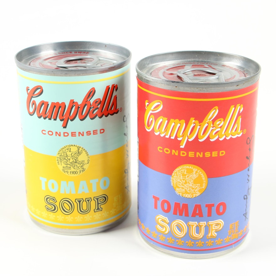 Campbell's Andy Warhol Commemorative Soup Cans