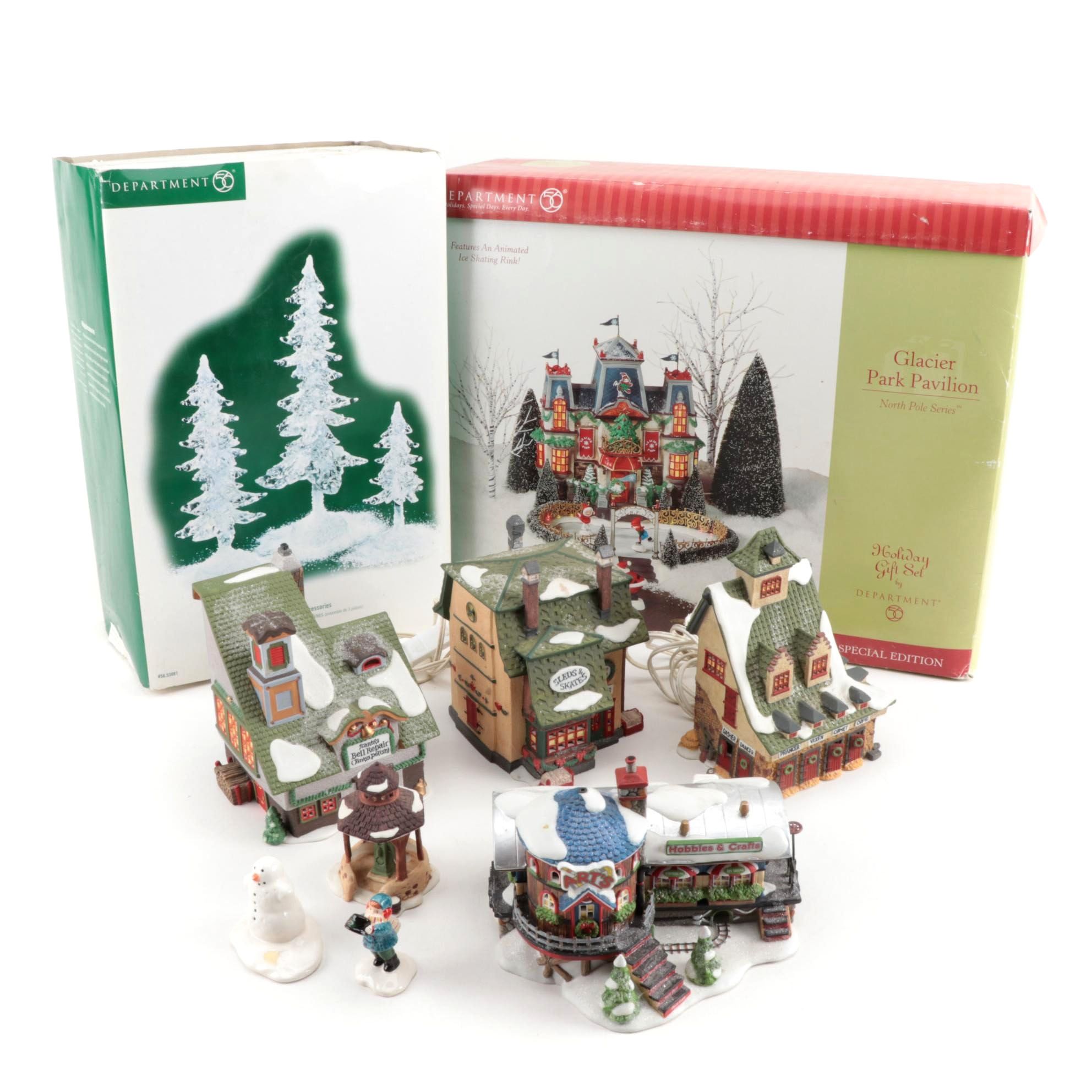 Department 56 "North Pole Series" Resin Christmas Village and Accessories