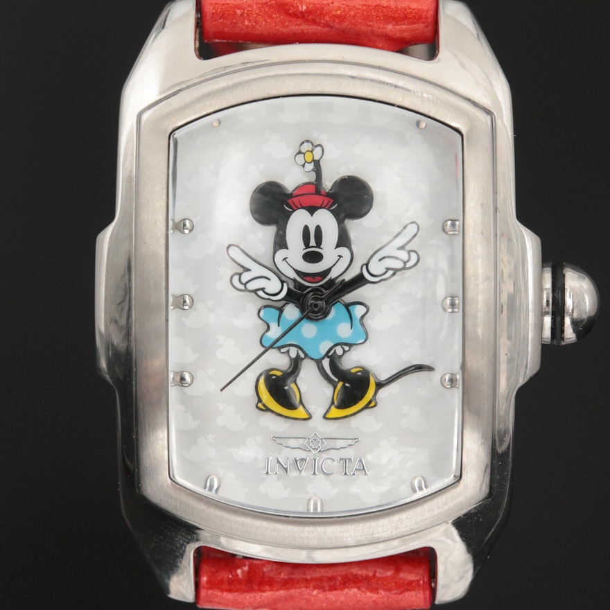 Invicta and Disney Limited Edition Minnie Mouse Quartz Wristwatch