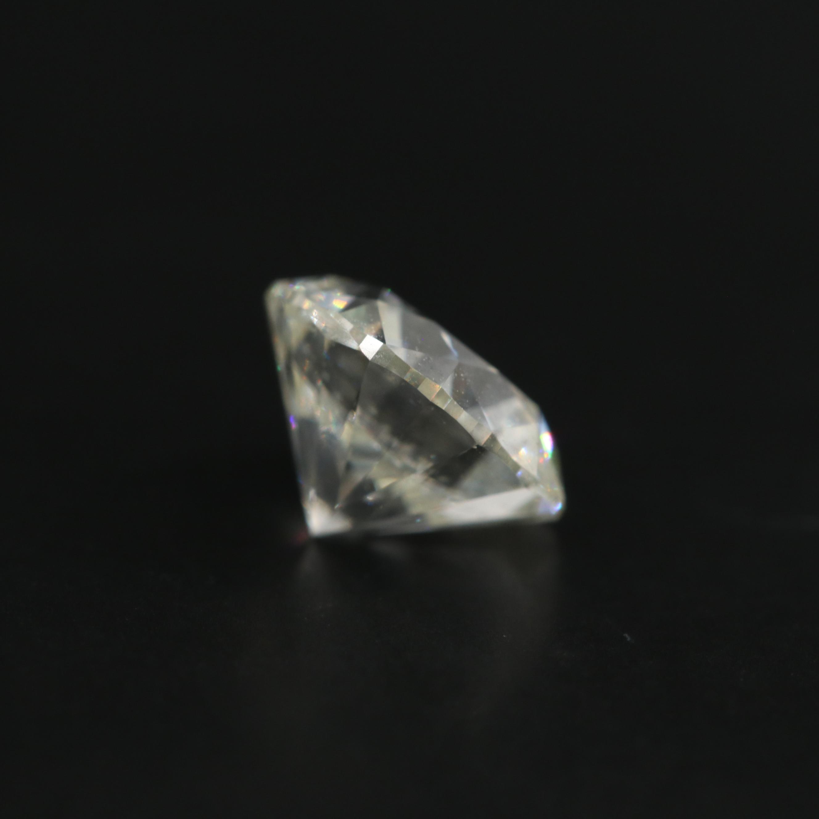 Loose 1.51 CT Round Brilliant Cut Diamond Gemstone with GIA Report