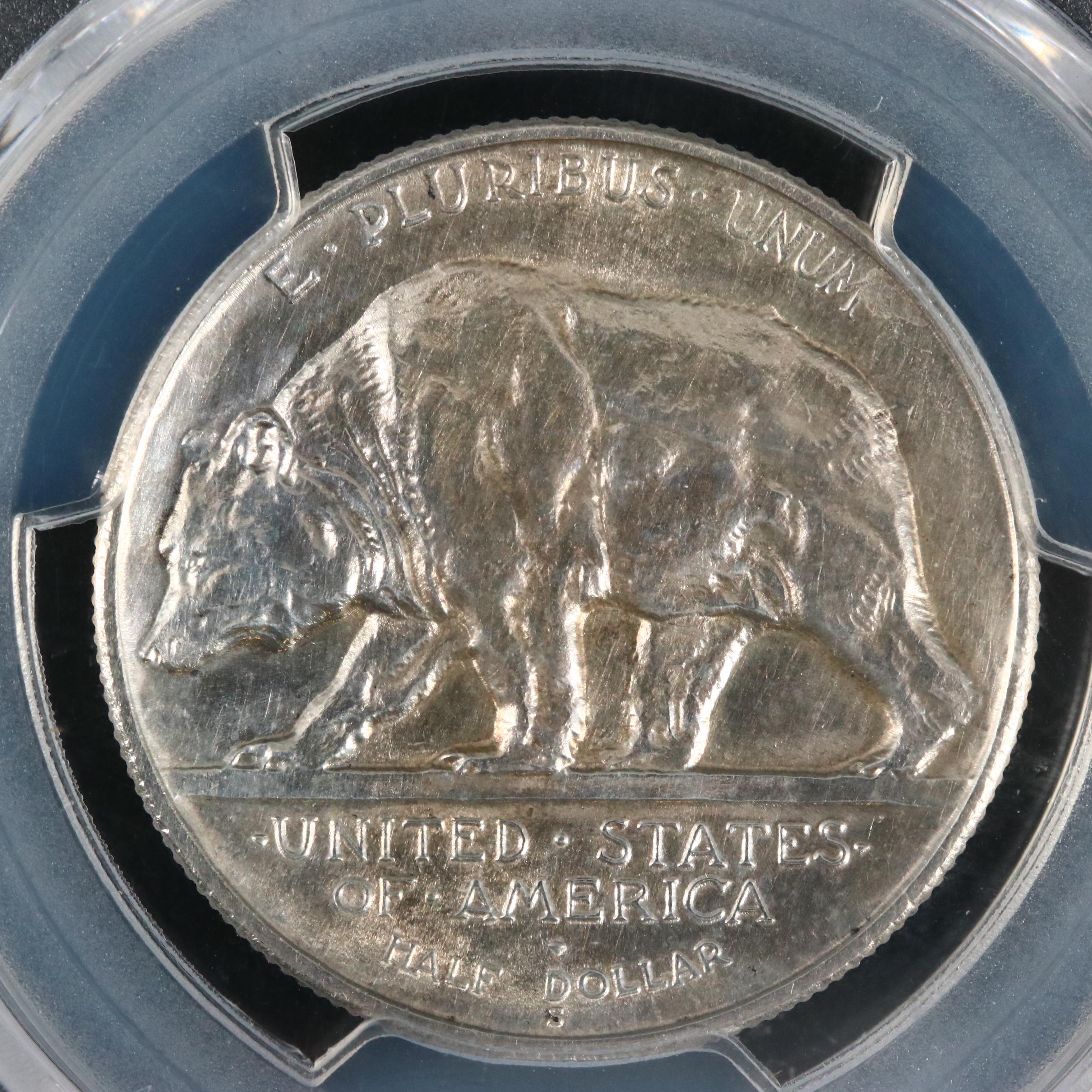 PCGS Genuine 1925-S California Diamond Jubilee Commemorative Silver Half Dollar