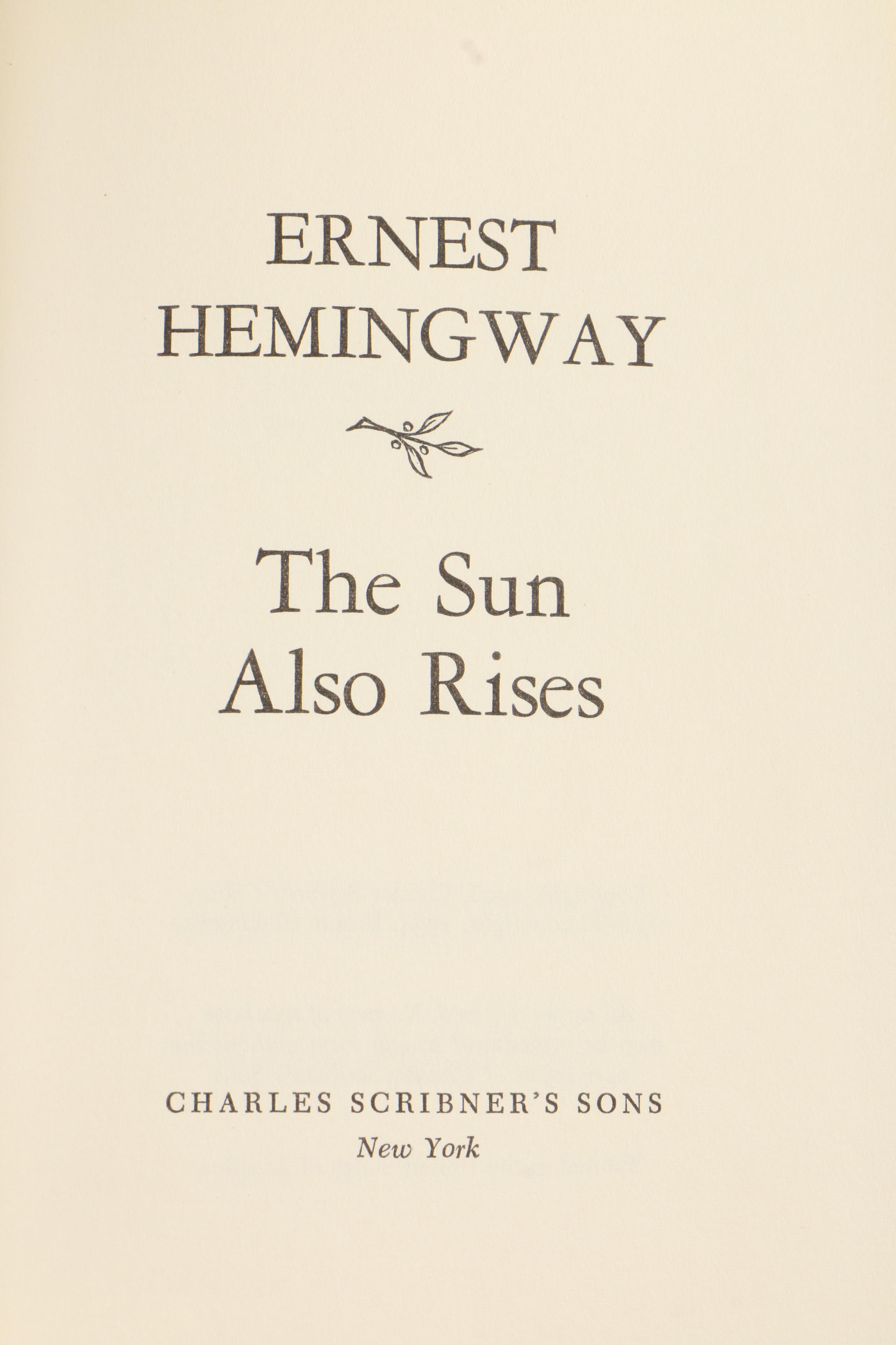 Ernest Hemingway Book Collection, Three Volumes