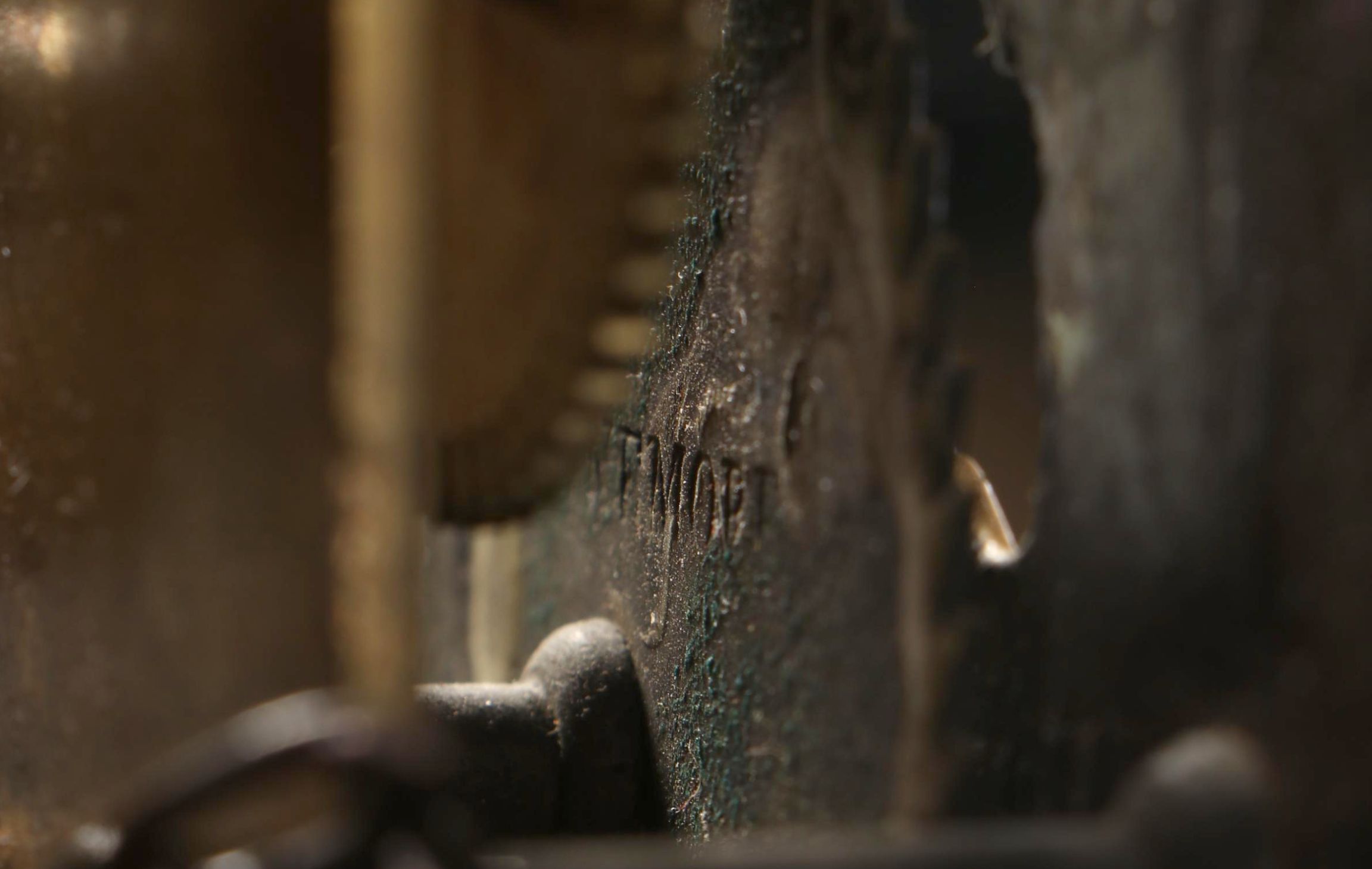 George Ellis, Mahogany-Crossbanded Oak and Marquetry Longcase Clock, circa 1840