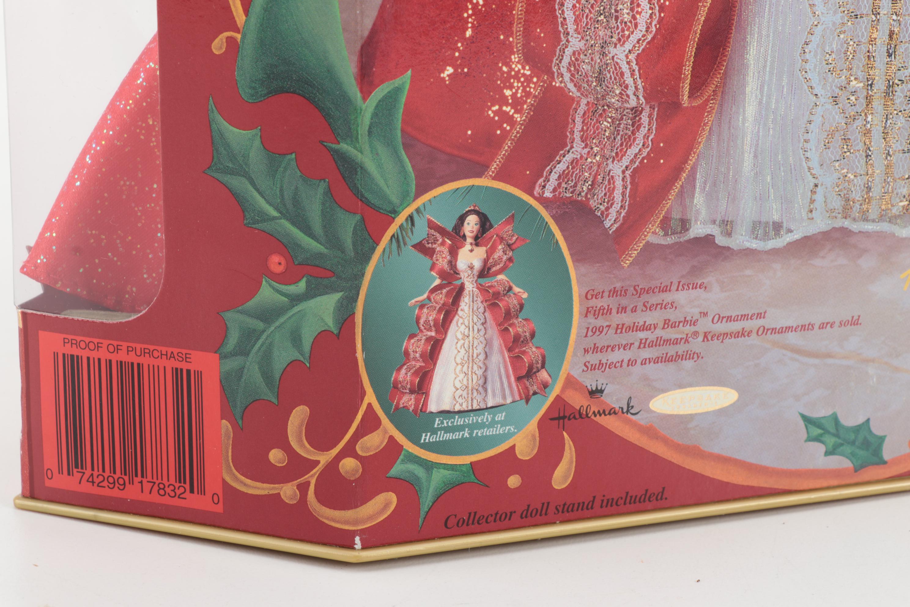 "Moonlight Waltz" and "Happy Holidays" Barbie Dolls, 1997