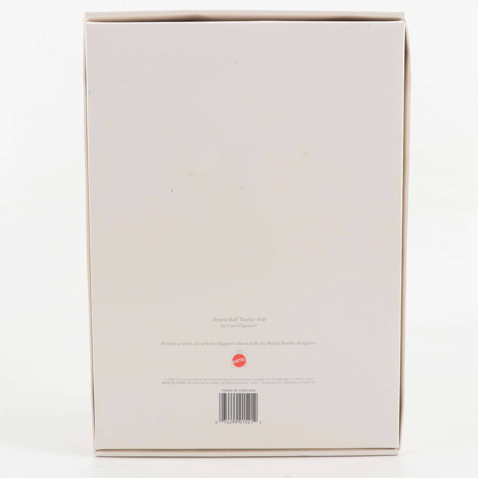 "Benefit Ball" Barbie Doll, First in Classique Collection Series, 1992